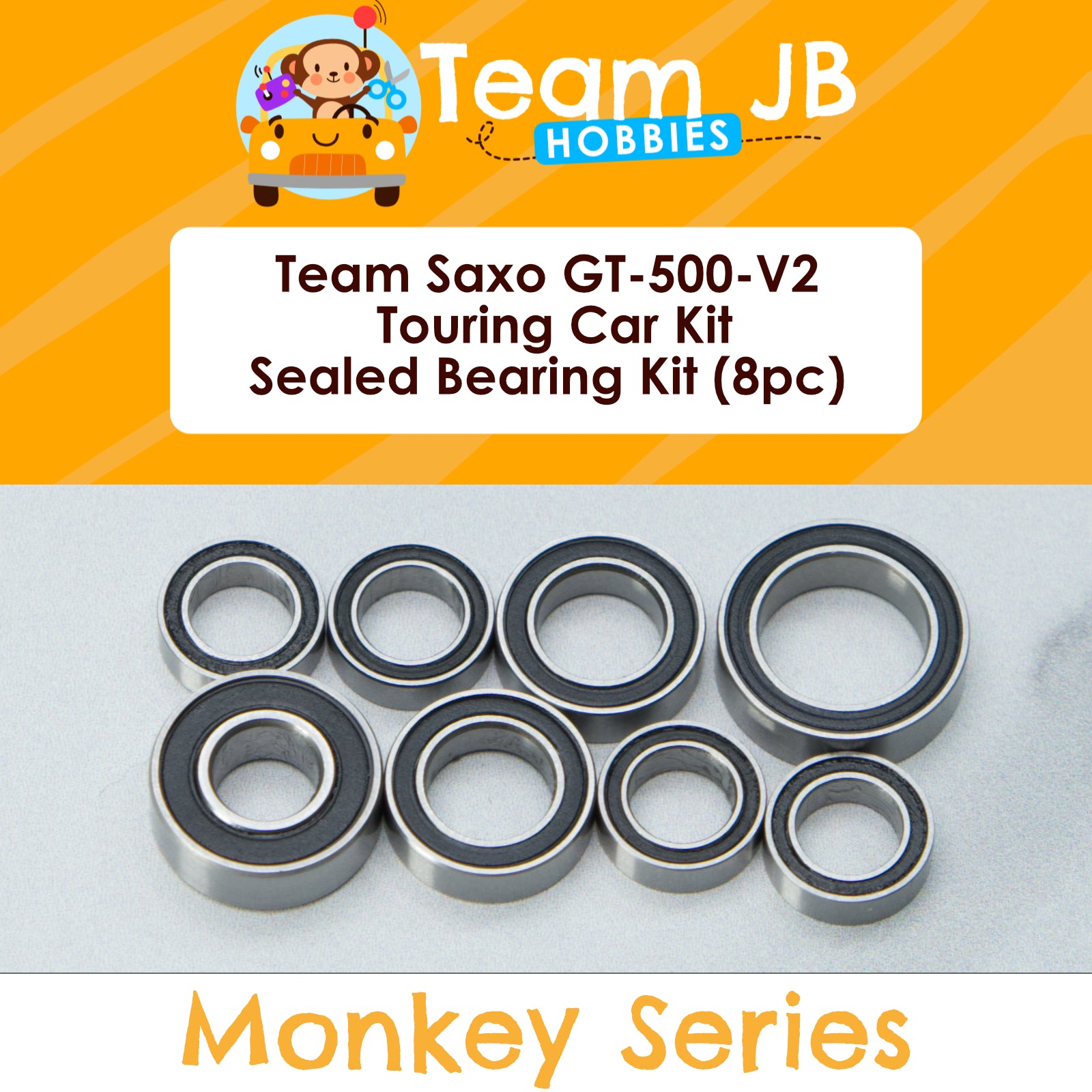Team Saxo GT-500-V2 Touring Car Kit - Sealed Bearing Kit
