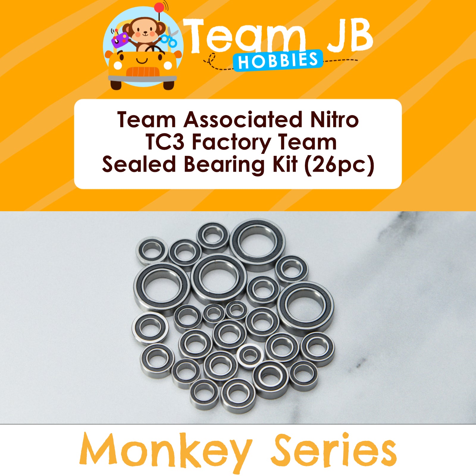 Team Associated Nitro TC3 Factory Team - Sealed Bearing Kit