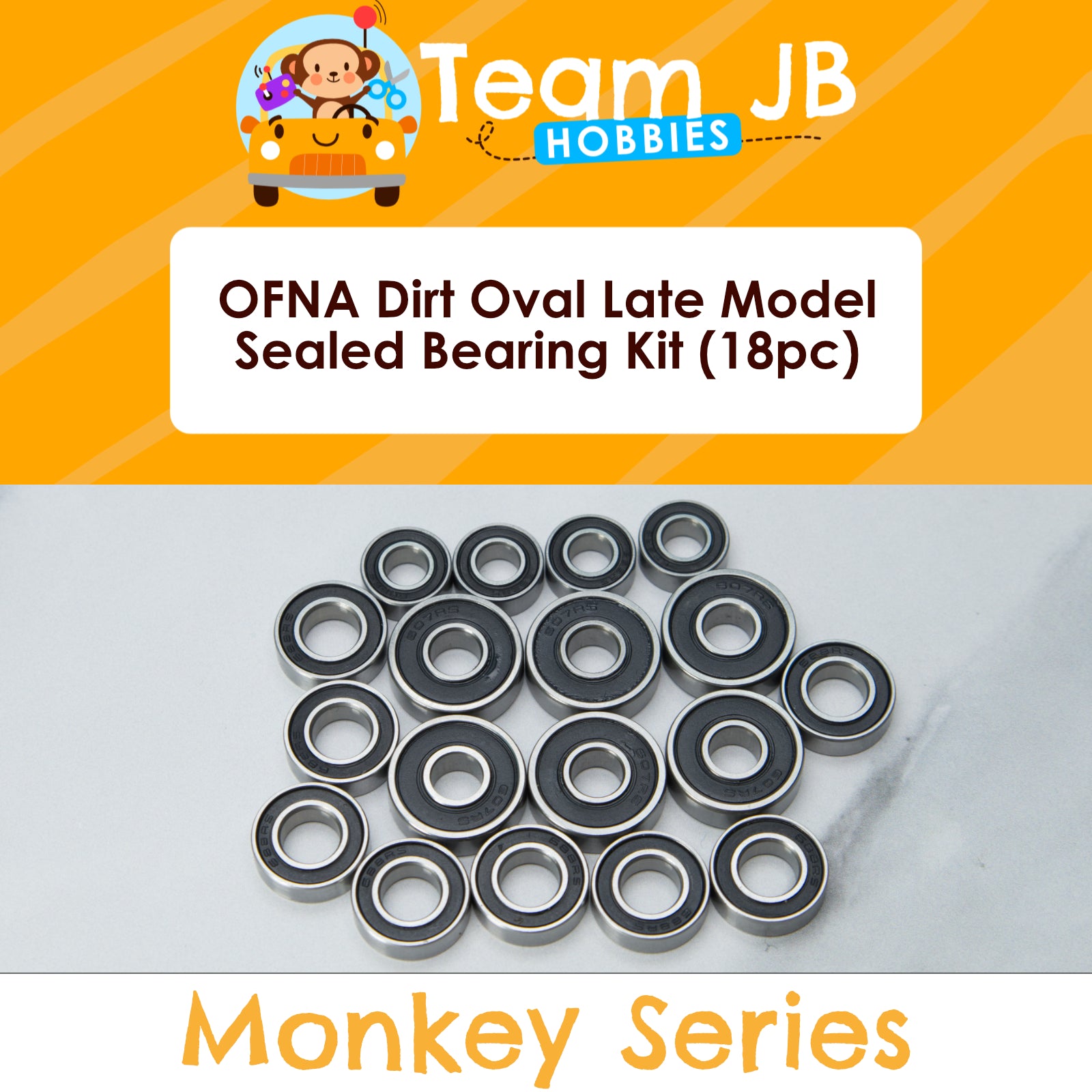 OFNA Dirt Oval Late Model - Sealed Bearing Kit