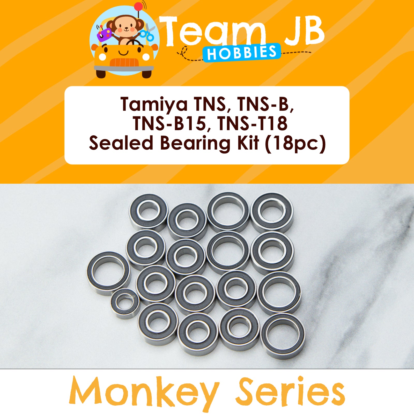 Tamiya TNS, TNS-B, TNS-B15, TNS-T18 - Sealed Bearing Kit