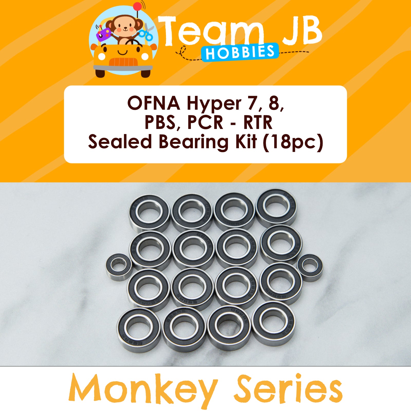 OFNA Hyper 7 RTR, Hyper 8, Hyper PBS RTR, Hyper PBS, Hyper PCR RTR, Hyper PCR - Sealed Bearing Kit