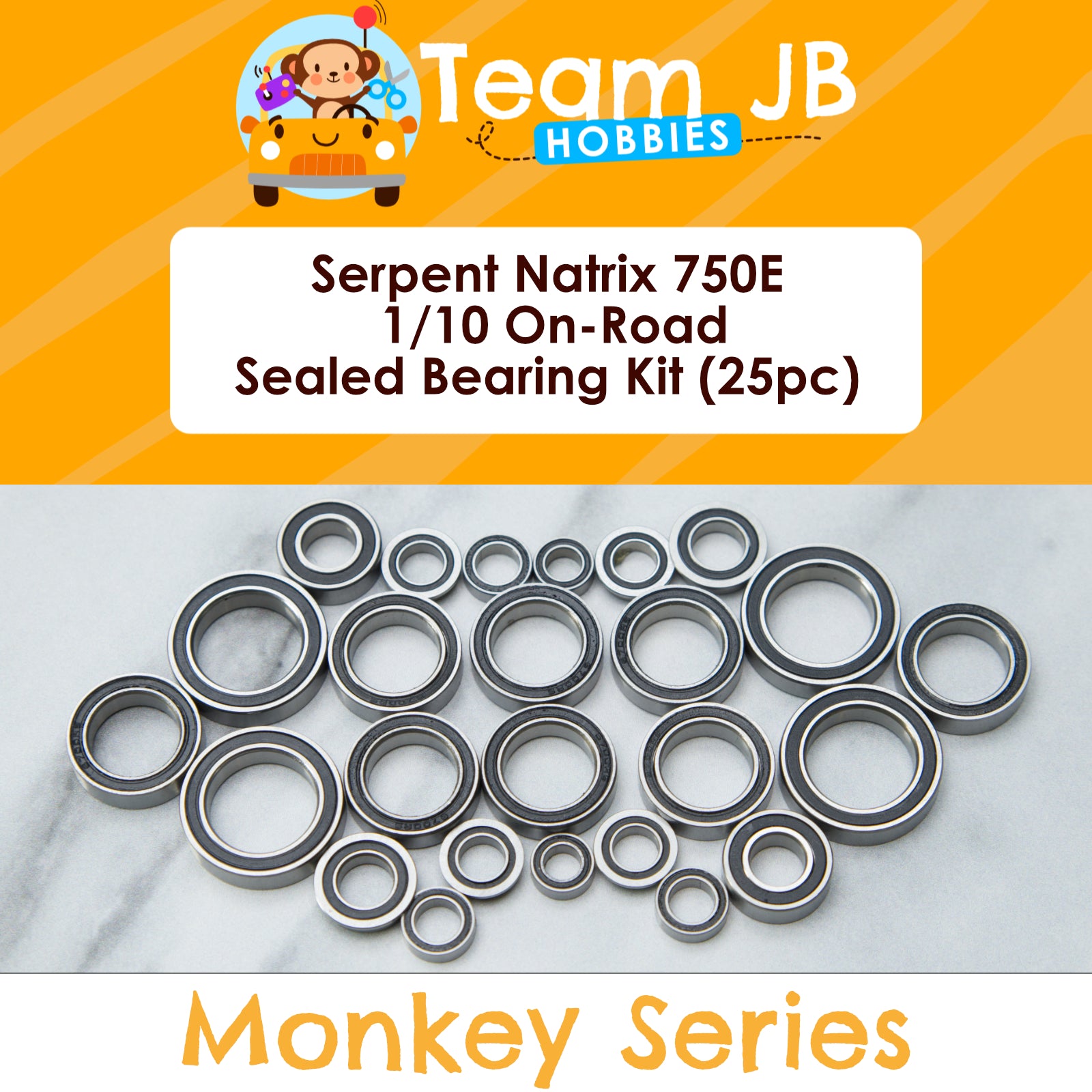 Serpent Natrix 750E 1/10 On-Road - Sealed Bearing Kit