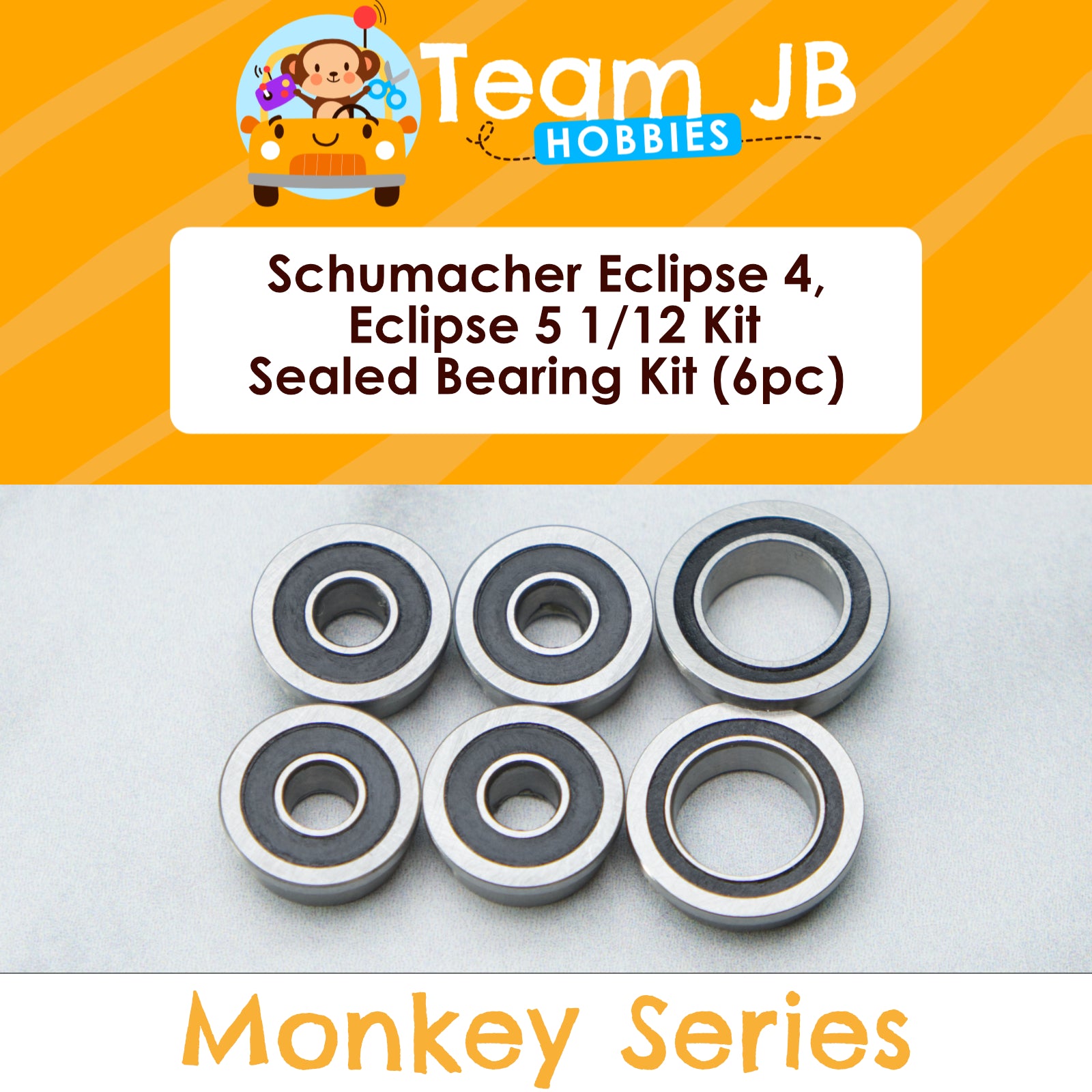 Schumacher Eclipse 4, Eclipse 5 1/12 Kit - Sealed Bearing Kit