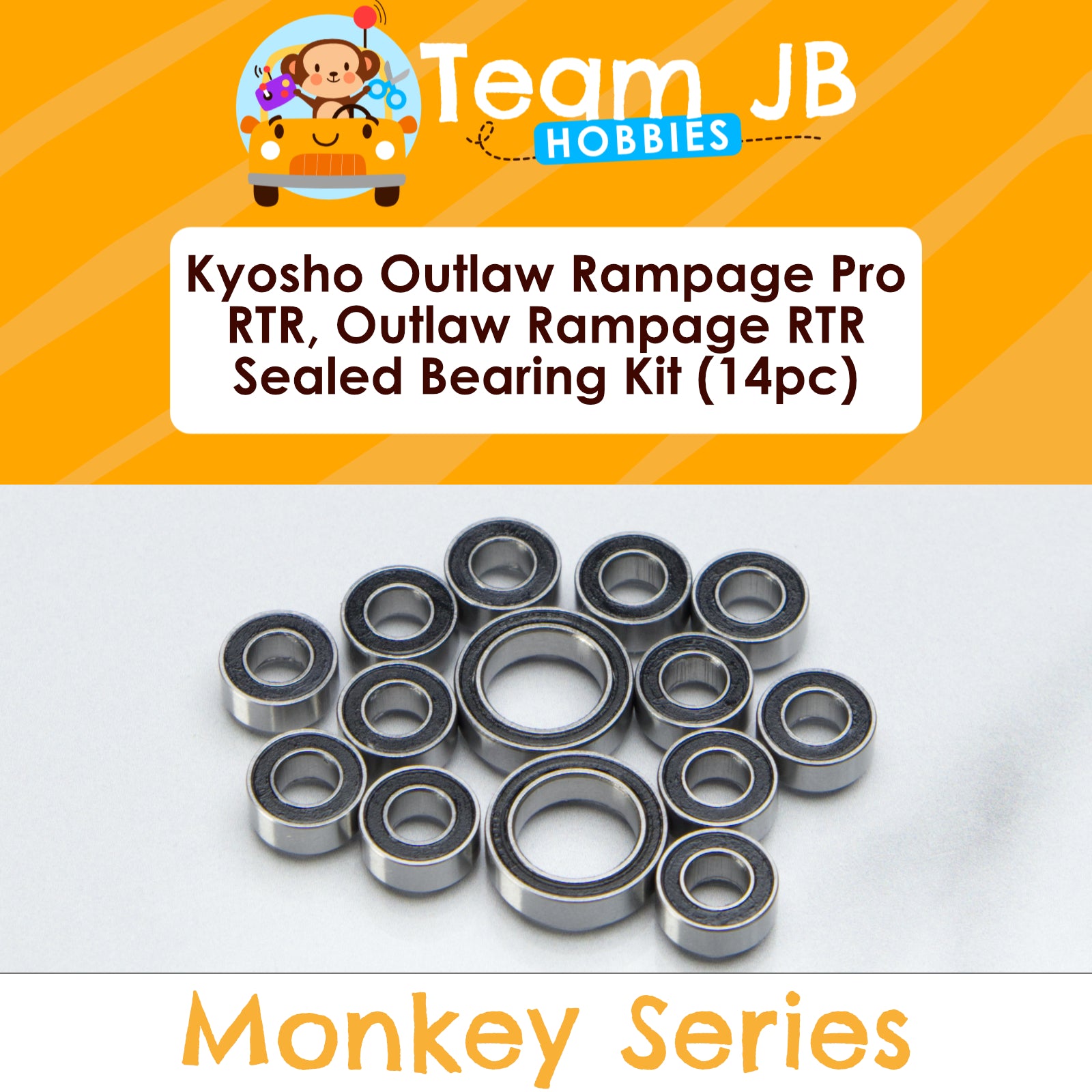 Kyosho Outlaw Rampage Pro RTR, Outlaw Rampage RTR - Sealed Bearing Kit