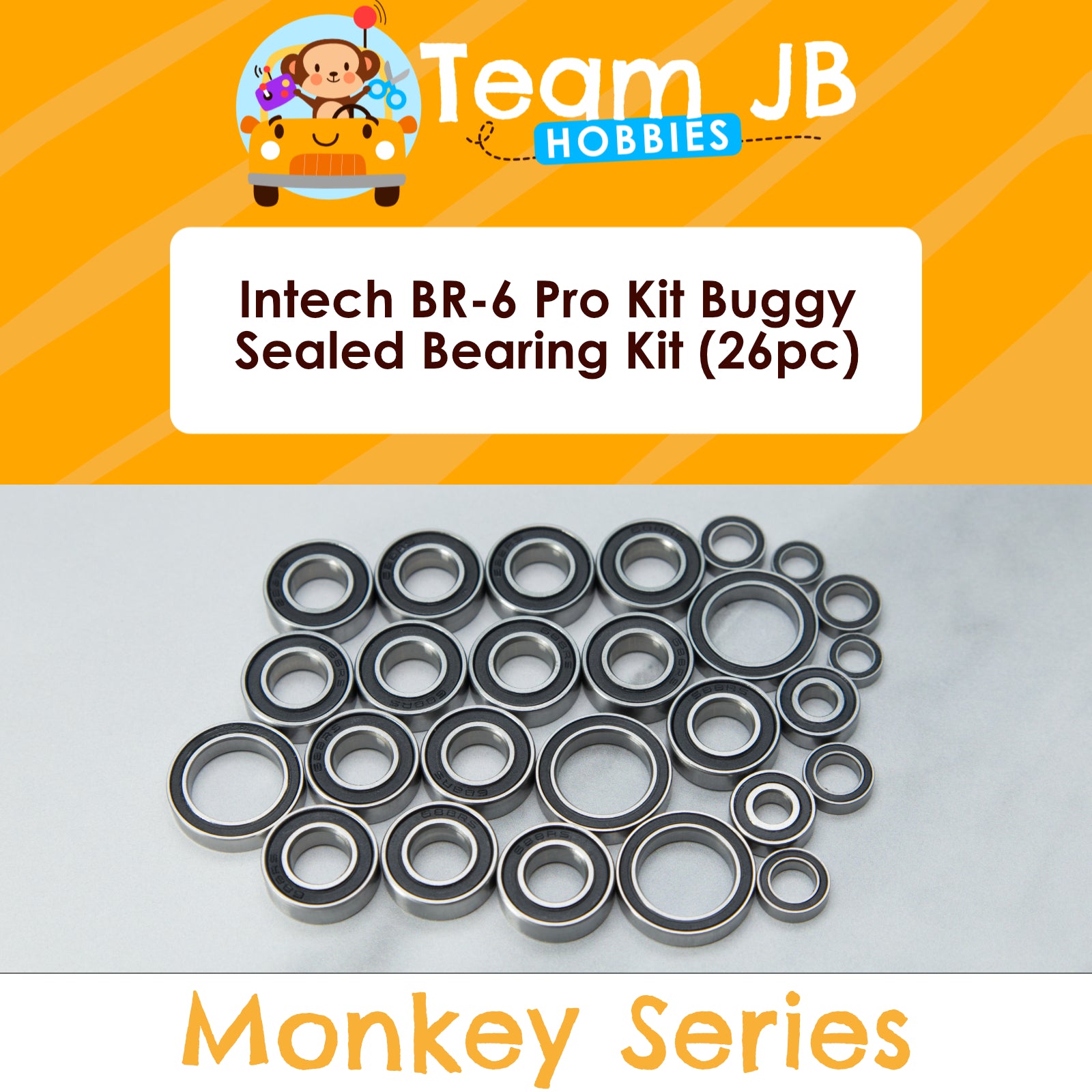 Intech BR-6 Pro Kit Buggy - Sealed Bearing Kit