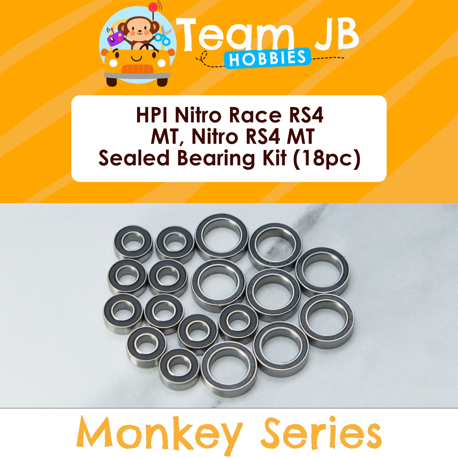 HPI Nitro Race RS4 MT, Nitro RS4 MT - Sealed Bearing Kit