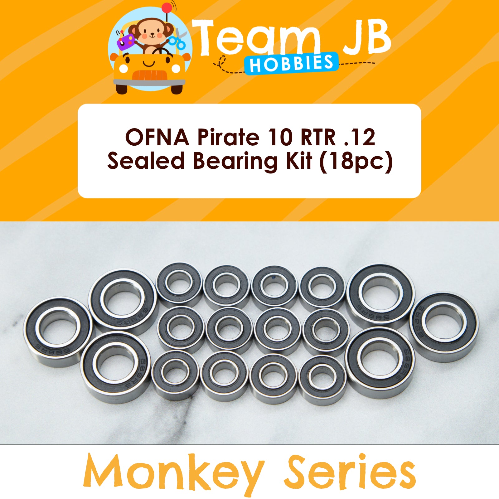 OFNA Pirate 10 RTR .12 - Sealed Bearing Kit