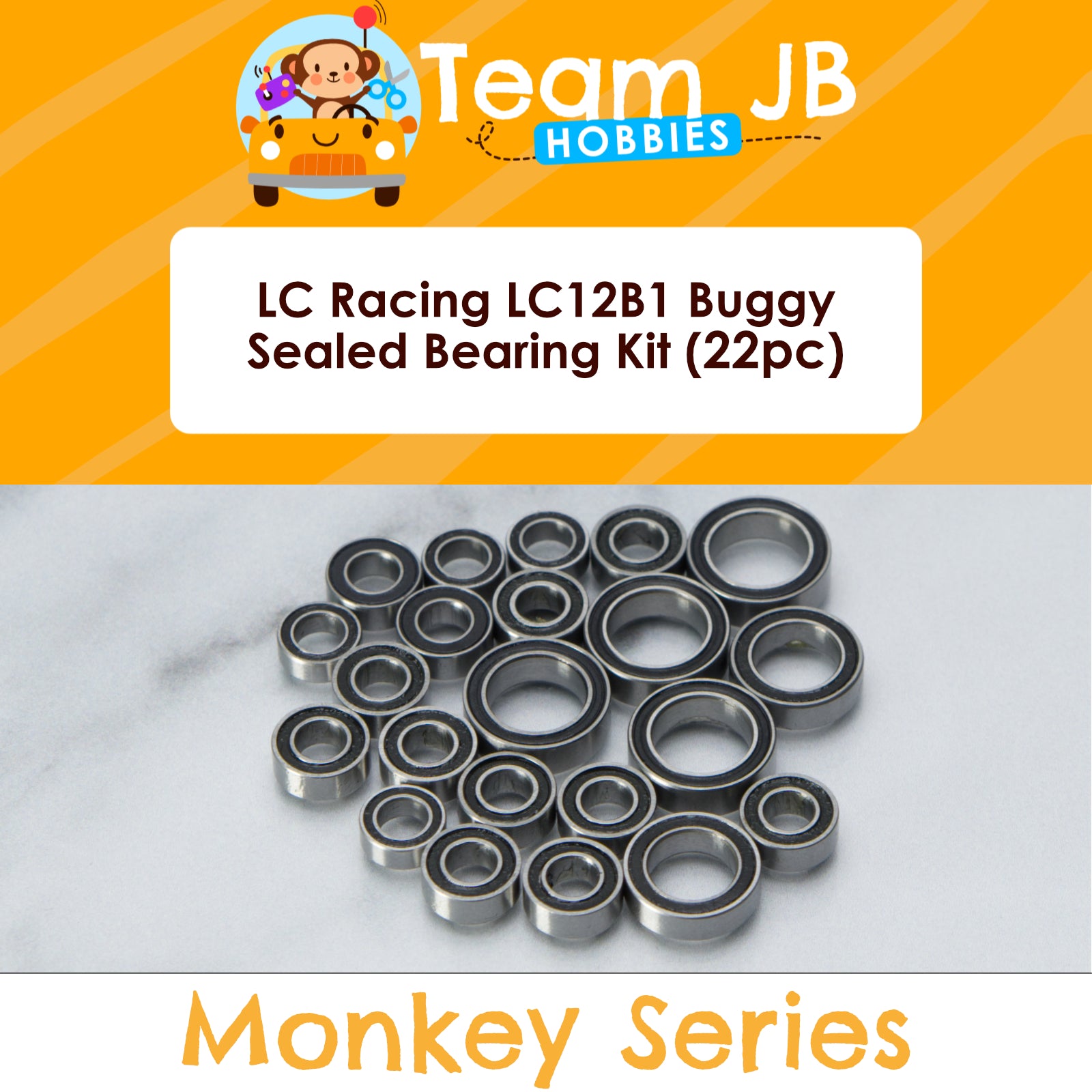 LC Racing LC12B1 Buggy - Sealed Bearing Kit