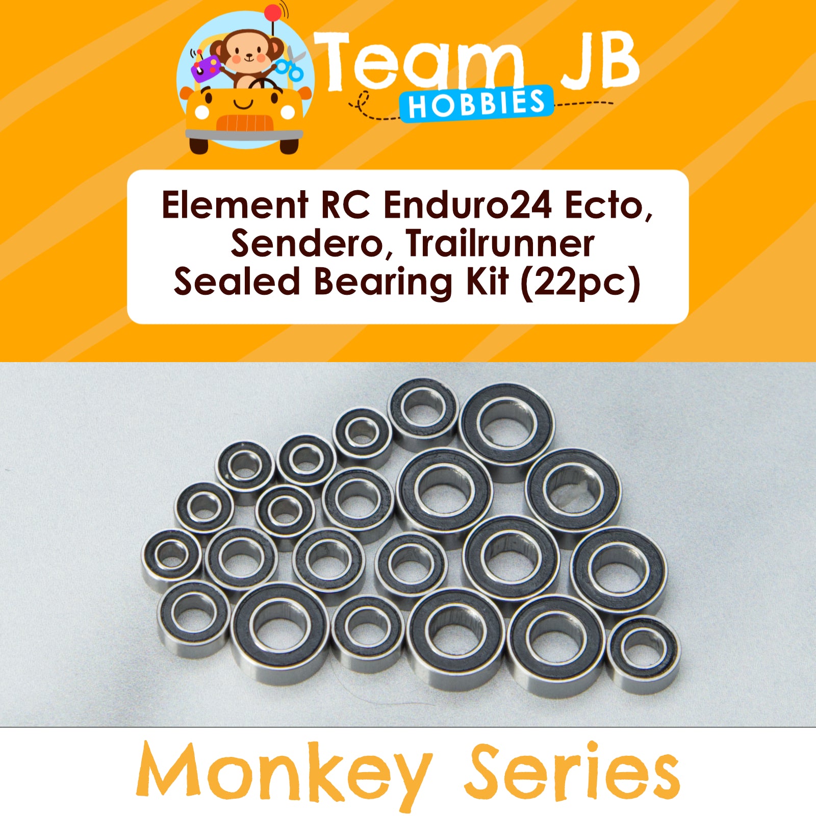 Element RC Enduro24 Ecto, Sendero, Trailrunner - Sealed Bearing Kit