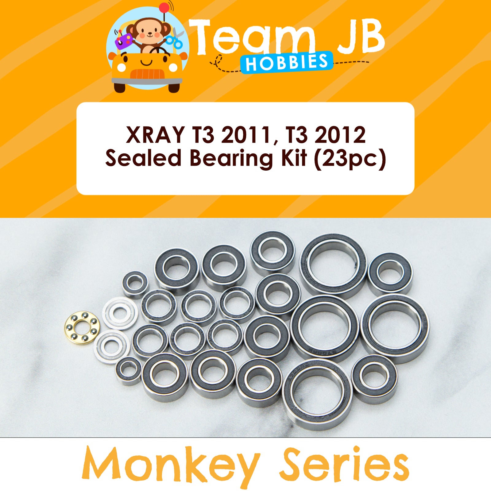 XRAY T3 2011, T3 2012 - Sealed Bearing Kit