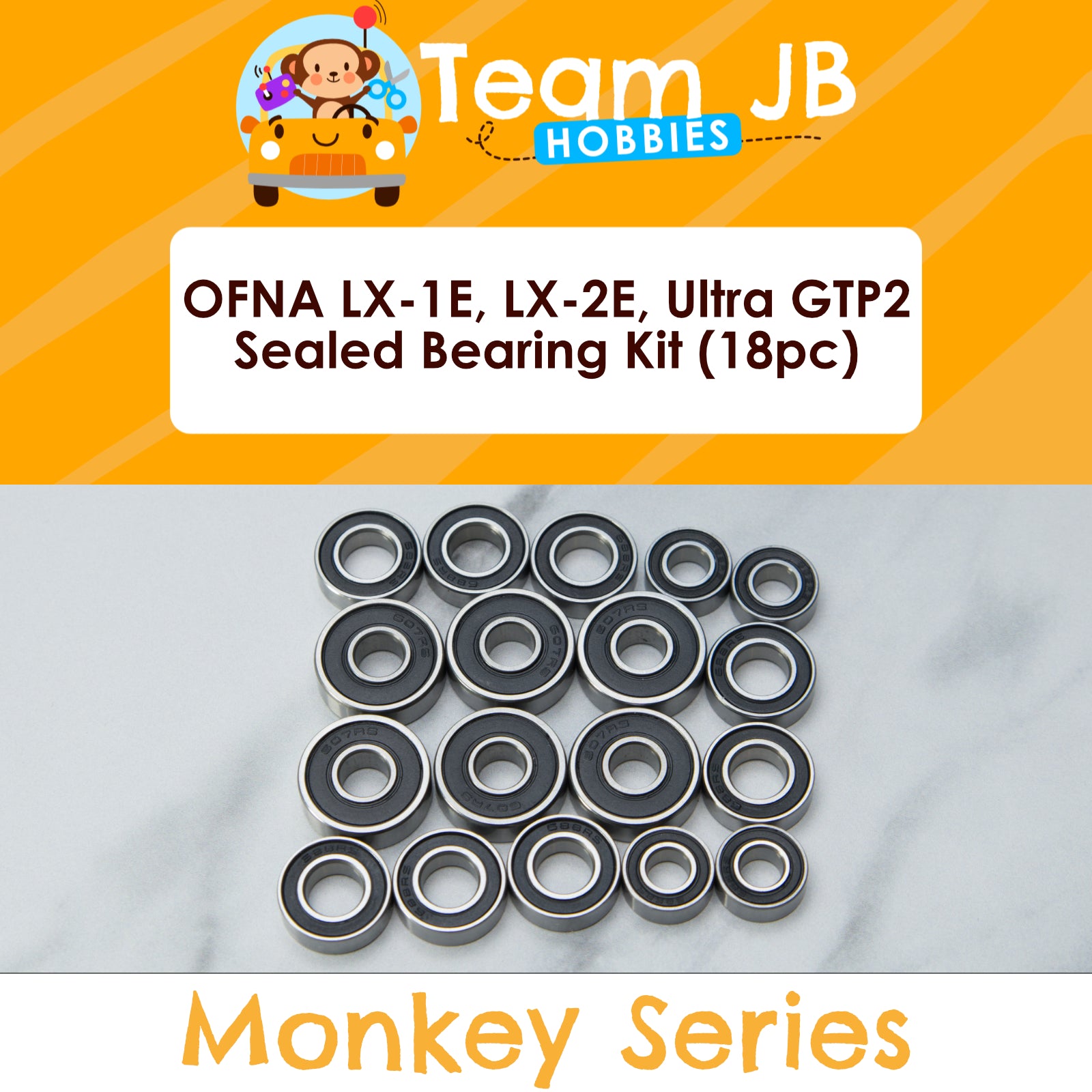 OFNA LX-1E, LX-2E, Ultra GTP2 - Sealed Bearing Kit