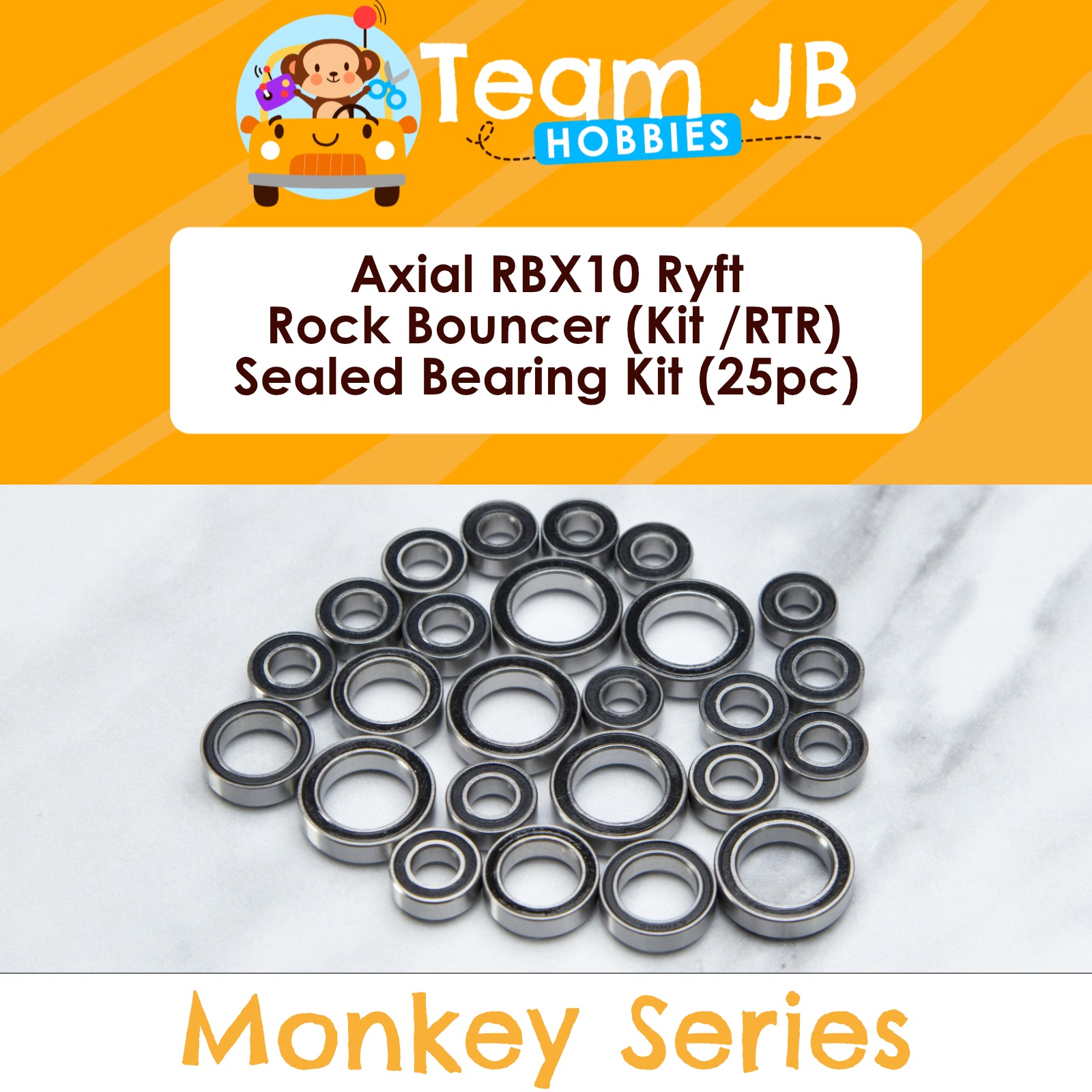 Axial RBX10 Ryft Rock Bouncer (Kit /RTR) - Sealed Bearing Kit
