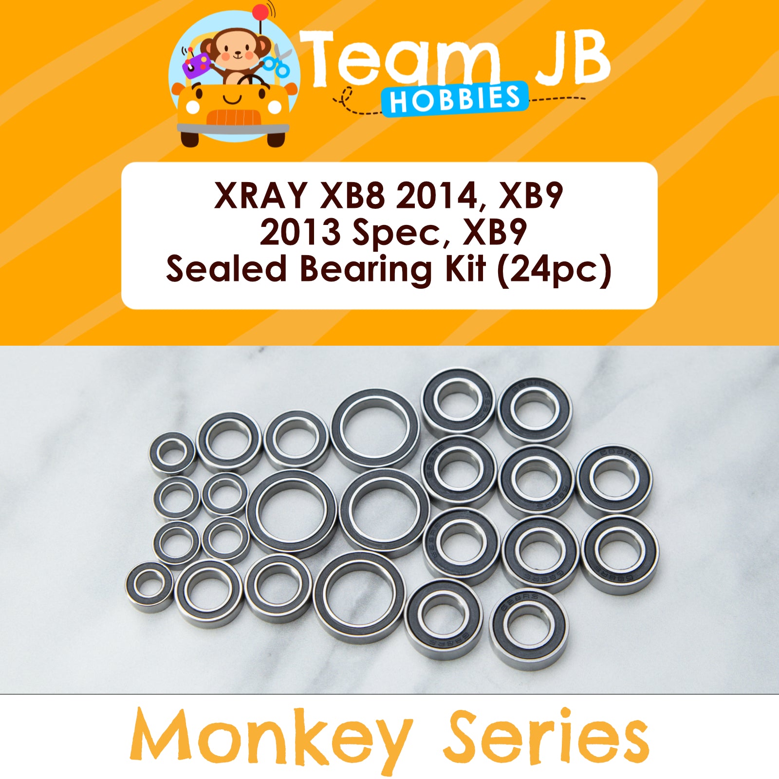 XRAY XB8 2014, XB9 2013 Spec, XB9 - Sealed Bearing Kit