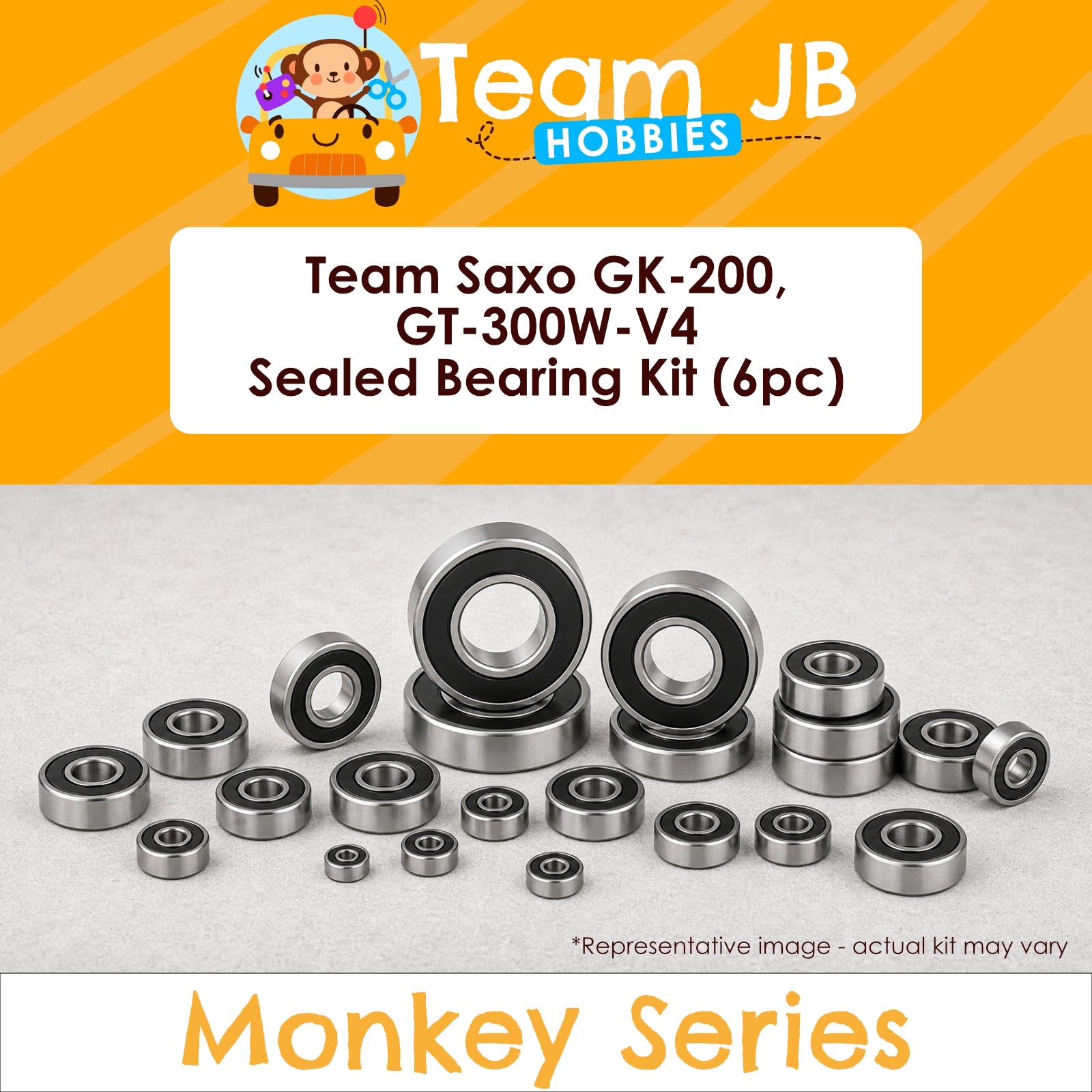Team Saxo GK-200, GT-300W-V4 - Sealed Bearing Kit