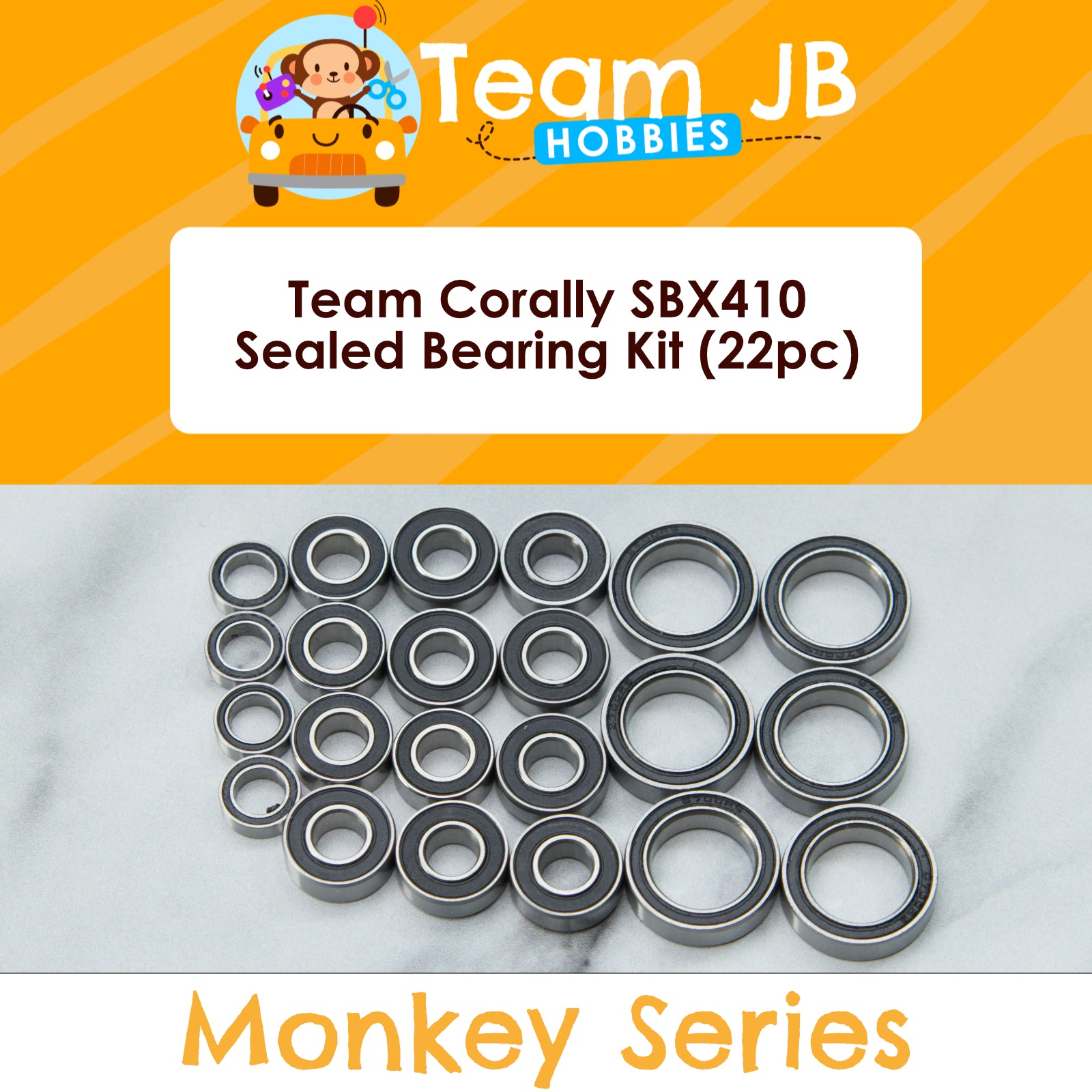 Team Corally SBX410 - Sealed Bearing Kit