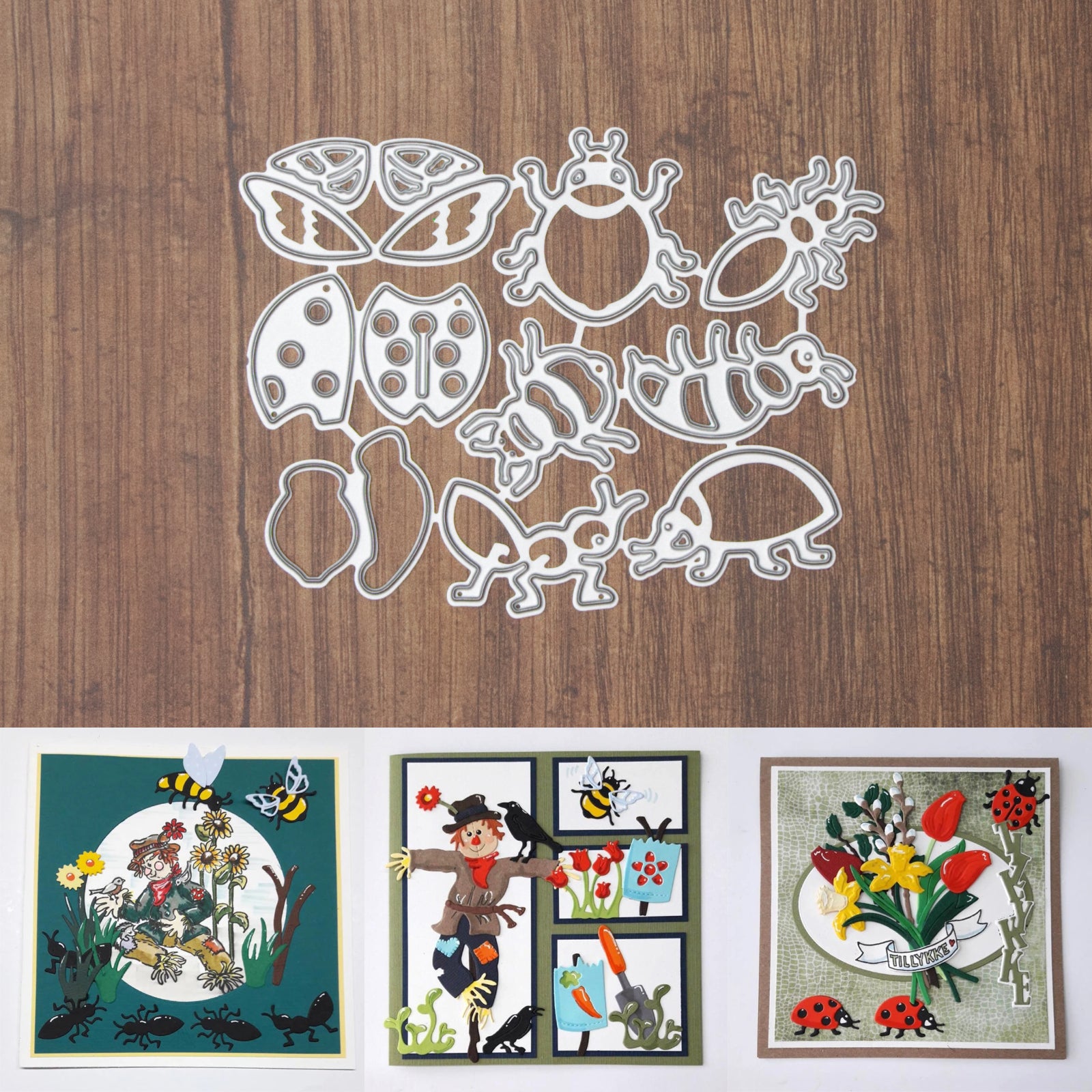 Build a Bunch of Bugs Cutting & Embossing Dies
