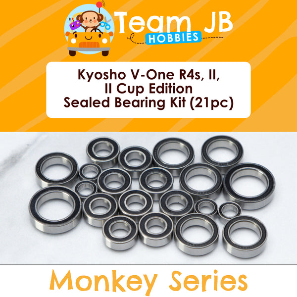 Kyosho V-One R4s, II, II Cup Edition - Sealed Bearing Kit