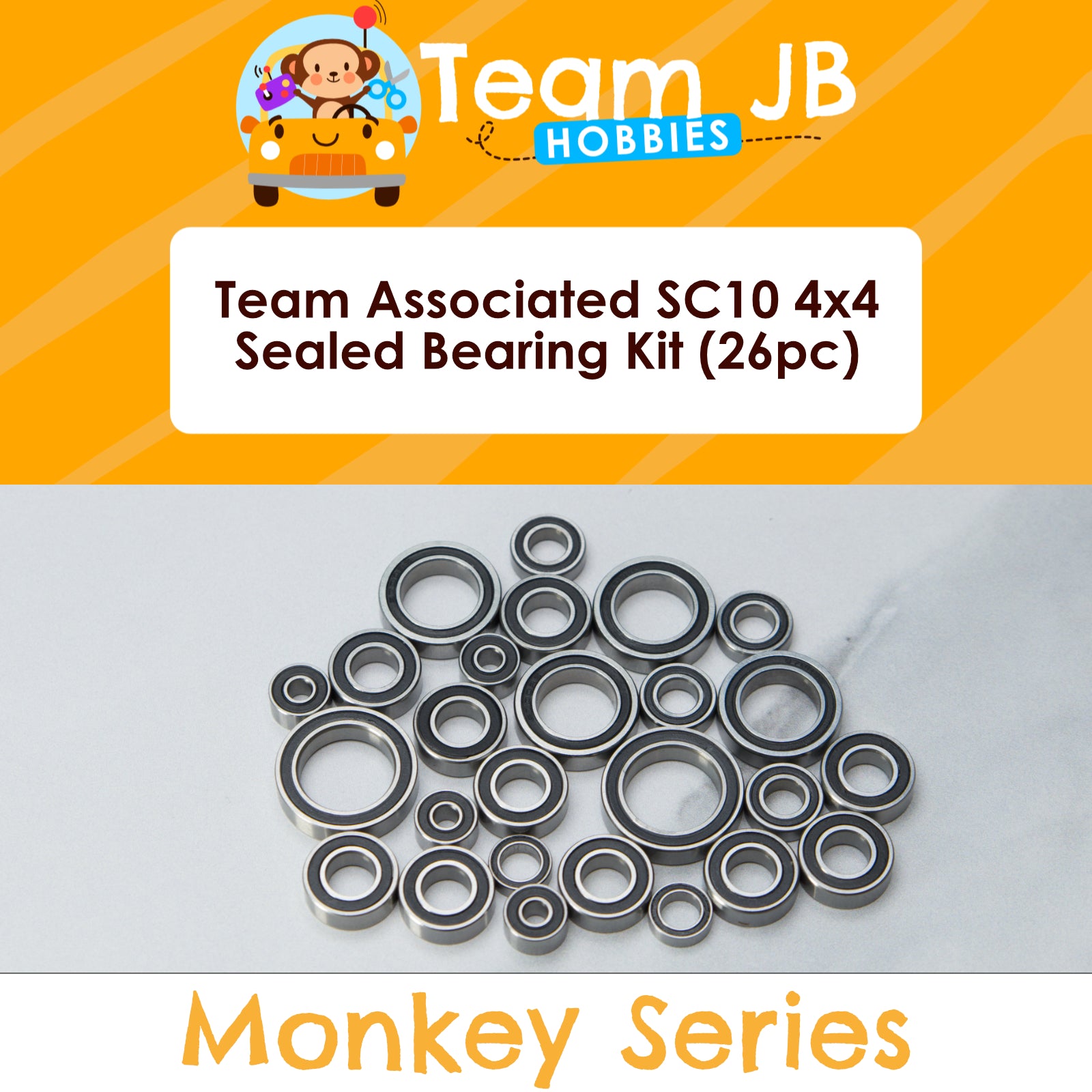 Team Associated SC10 4x4 - Sealed Bearing Kit