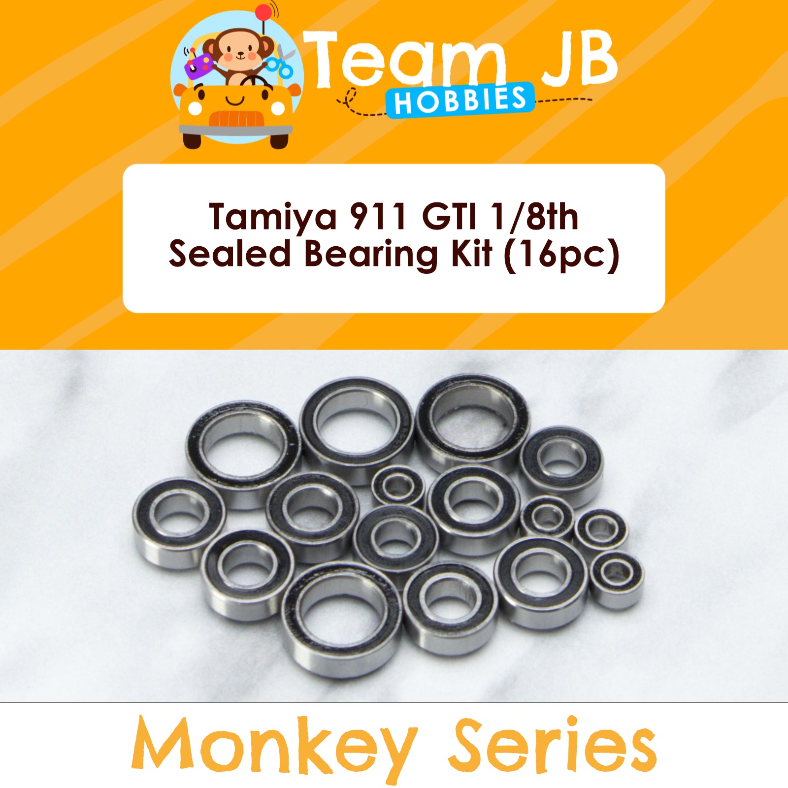 Tamiya 911 GTI 1/8th  - Sealed Bearing Kit