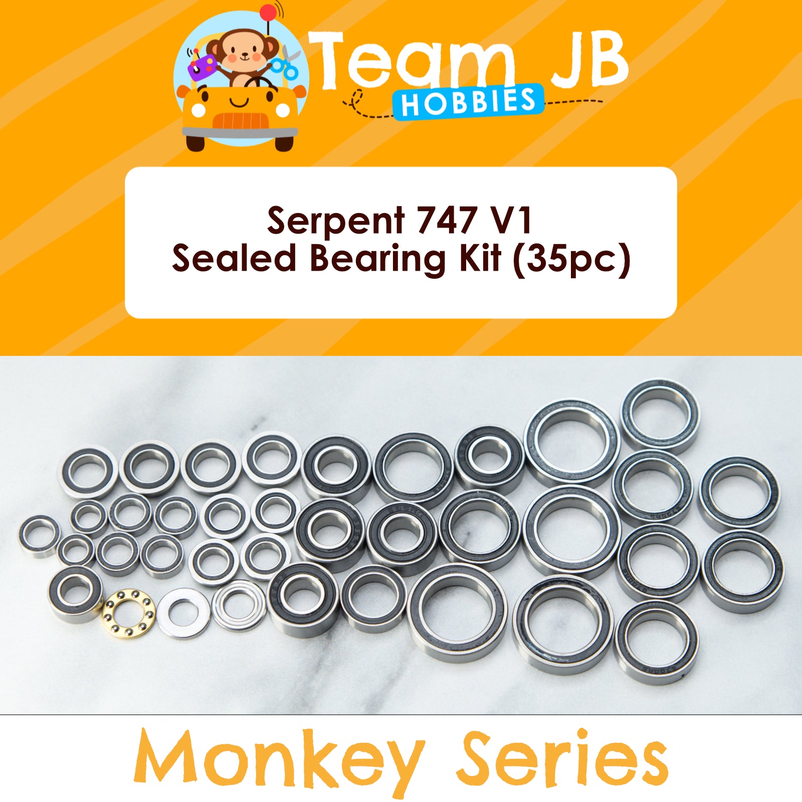 Serpent 747 V1 - Sealed Bearing Kit