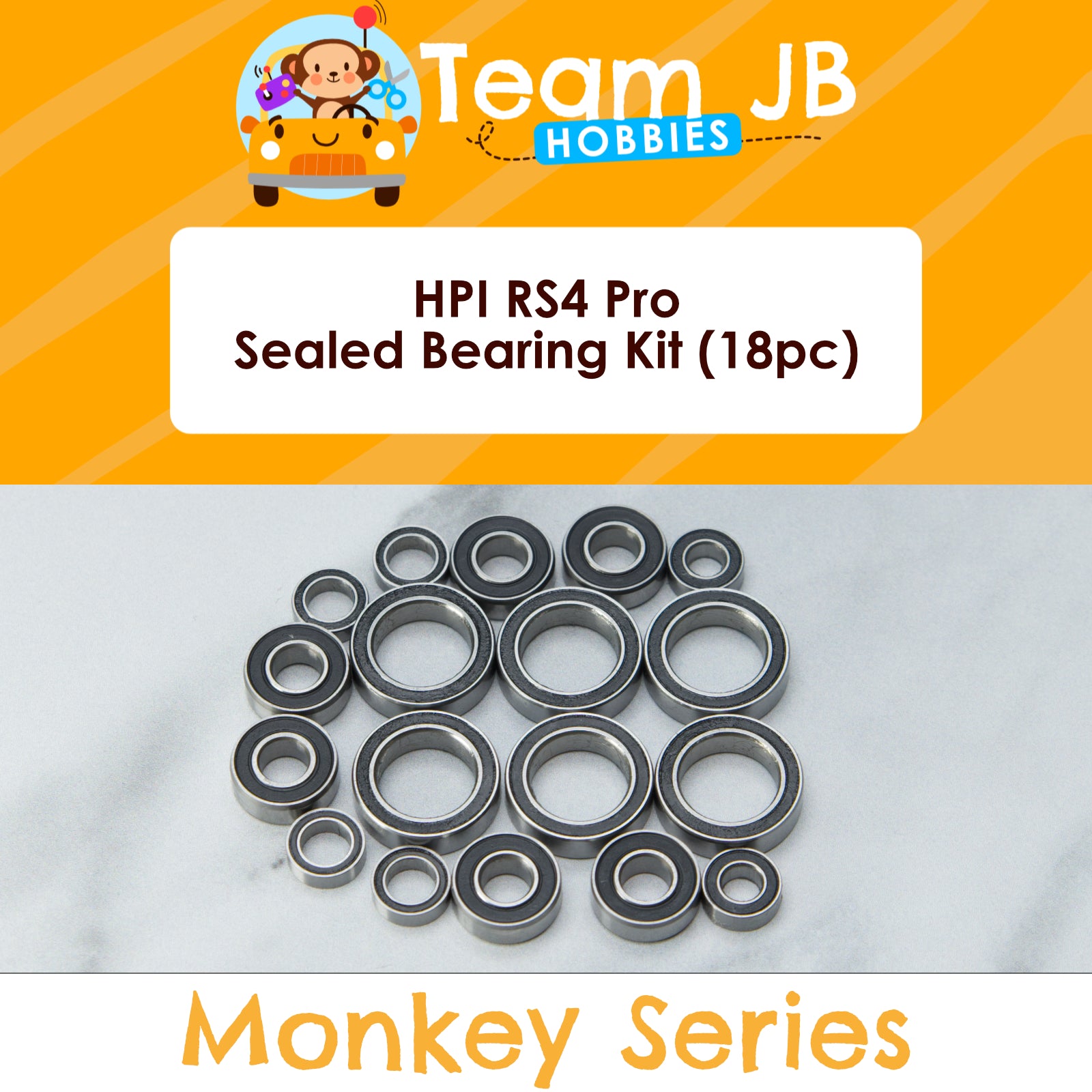 HPI RS4 Pro - Sealed Bearing Kit
