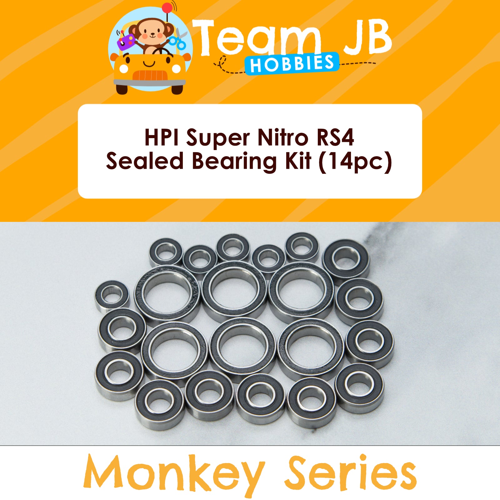HPI Super Nitro RS4 - Sealed Bearing Kit