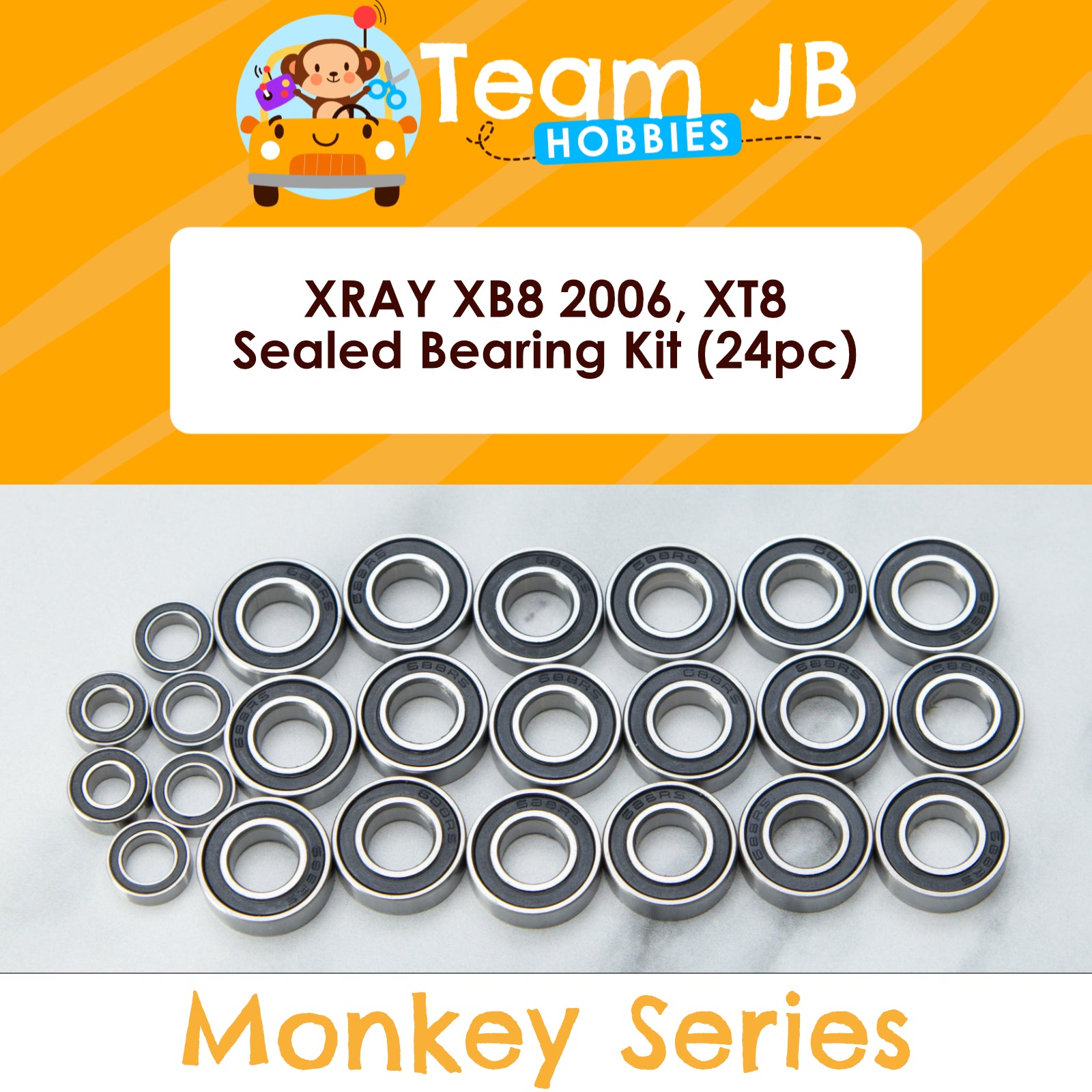 XRAY XB8 2006, XT8 - Sealed Bearing Kit