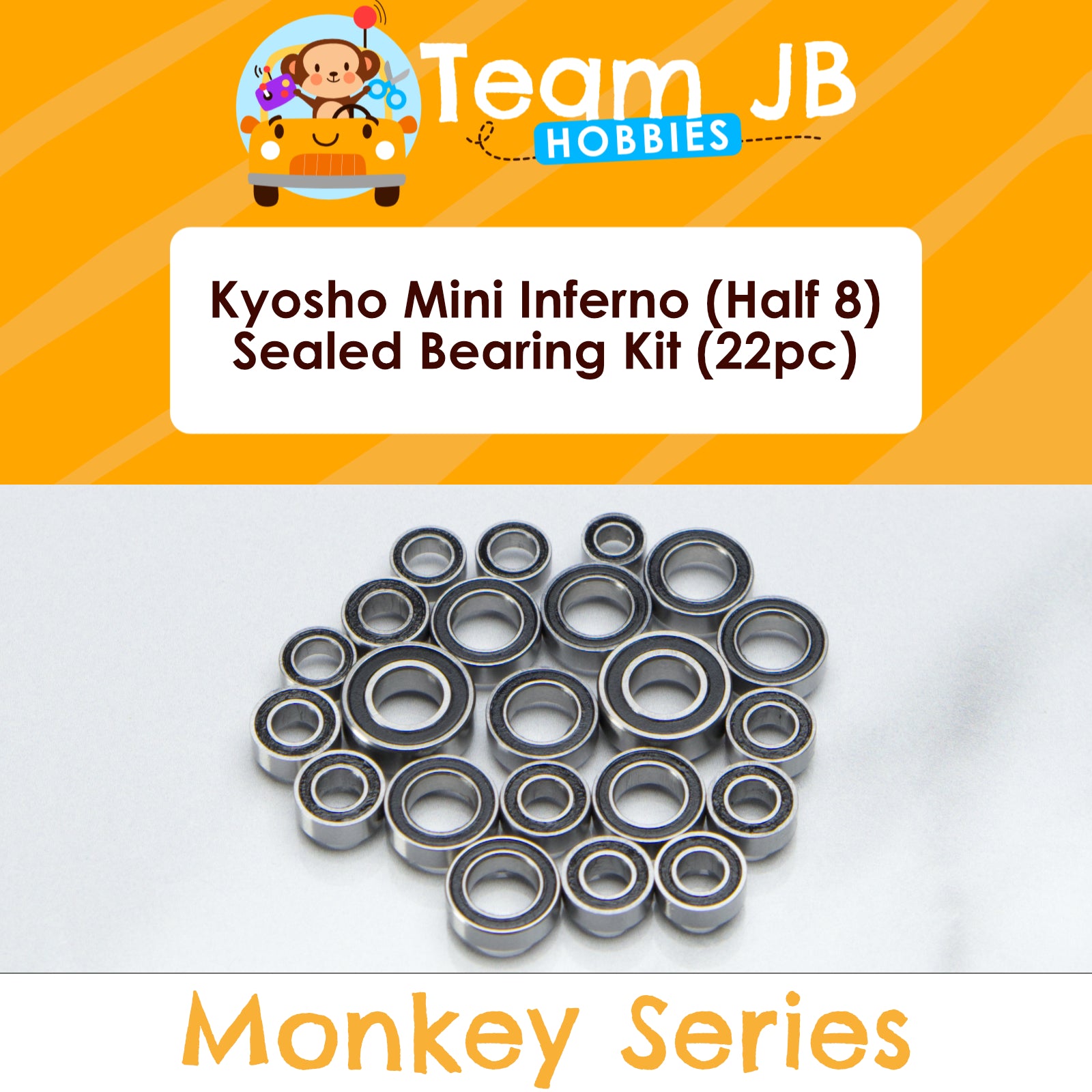 Kyosho Mini Inferno (Half 8) - Sealed Bearing Kit