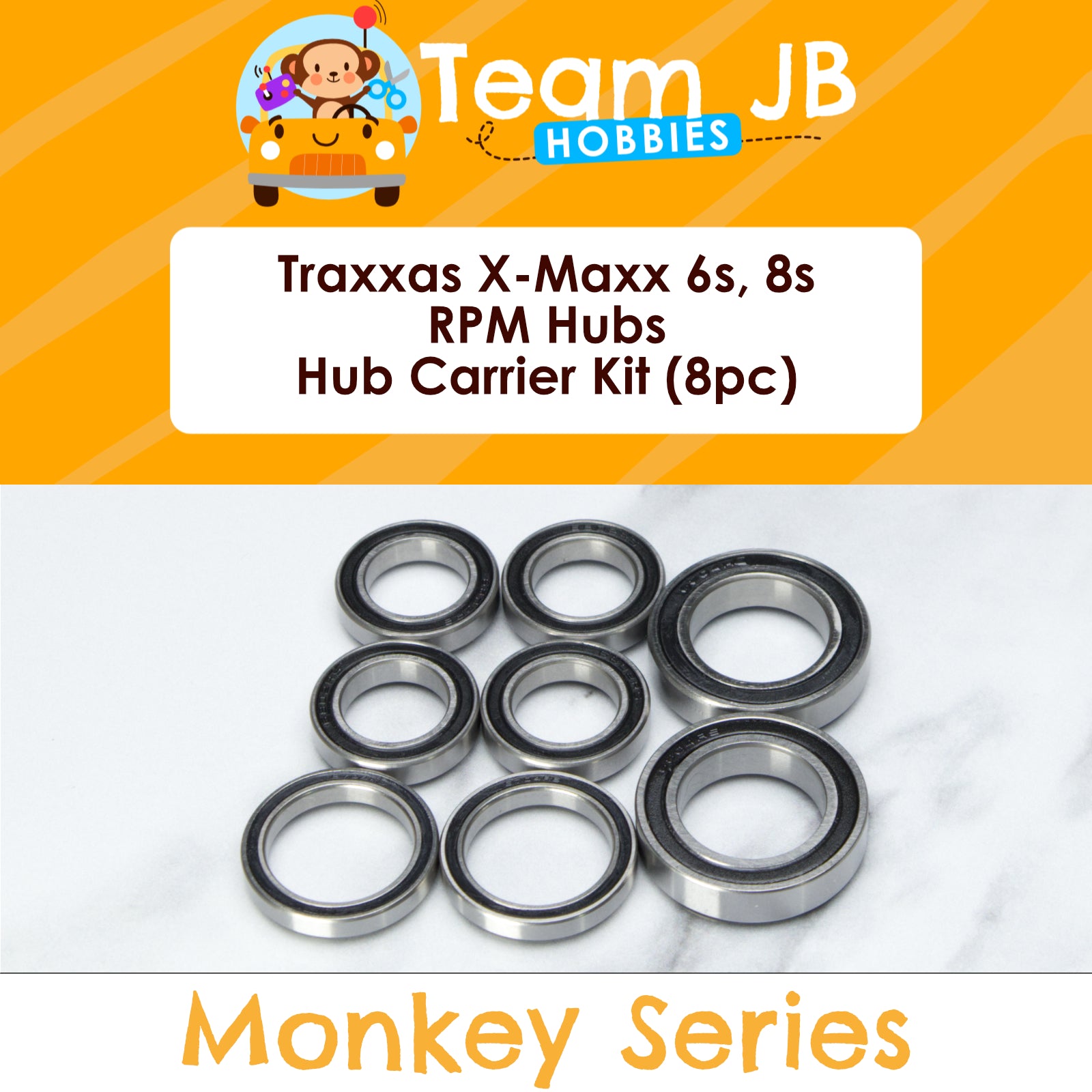 Traxxas X-Maxx 6s, 8s RPM Hubs - Sealed Hub Carrier Bearing Kit