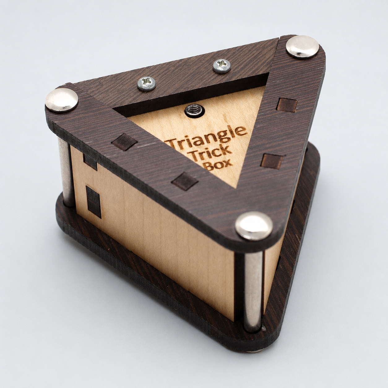 Triangle Trick Box – Intermediate Puzzle Box by Jean Claude Constantin