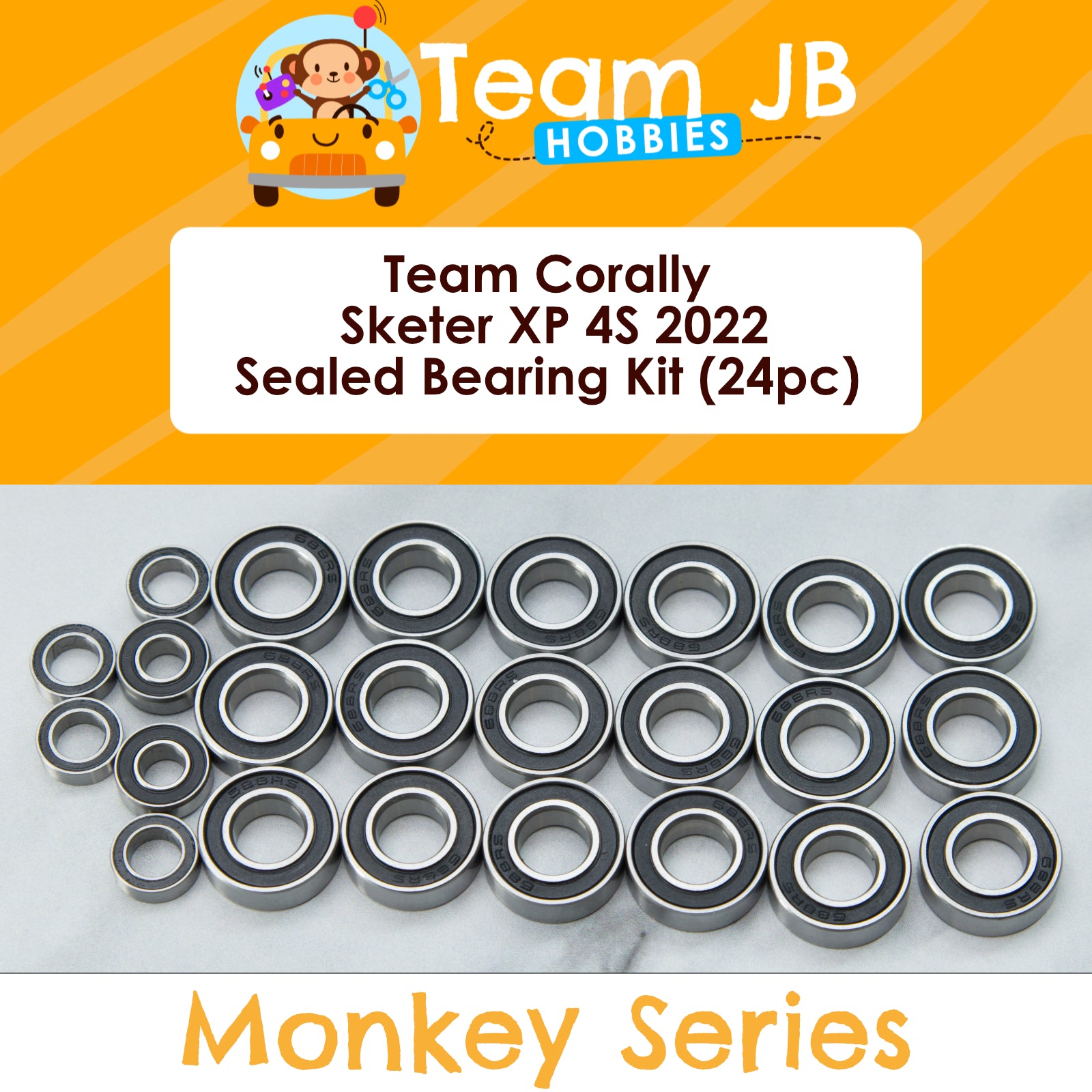 Team Corally Sketer XP 4S 2022 - Sealed Bearing Kit