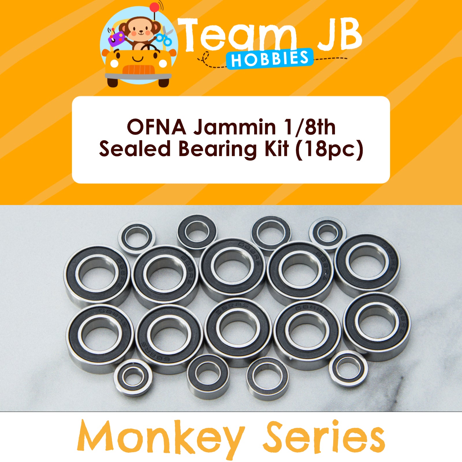 OFNA Jammin 1/8th - Sealed Bearing Kit