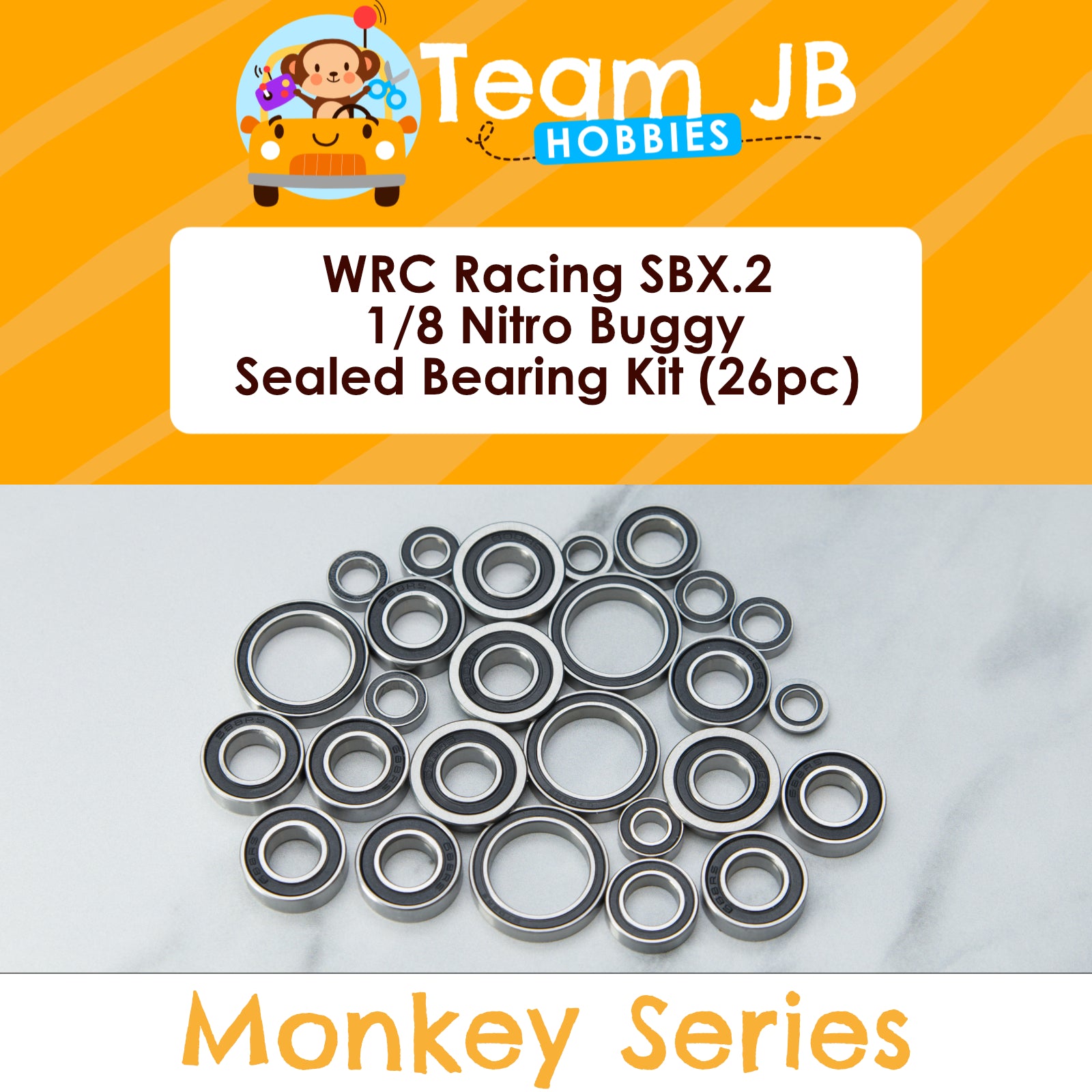 WRC Racing SBX.2 1/8 Nitro Buggy - Sealed Bearing Kit