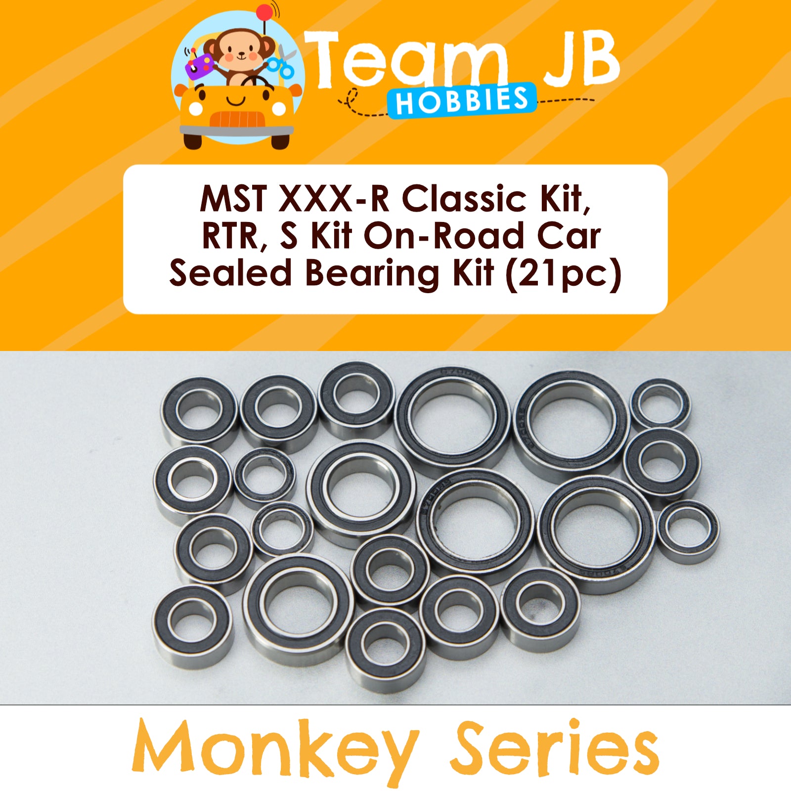 MST XXX-R Classic Kit, RTR, S Kit On-Road Car - Sealed Bearing Kit