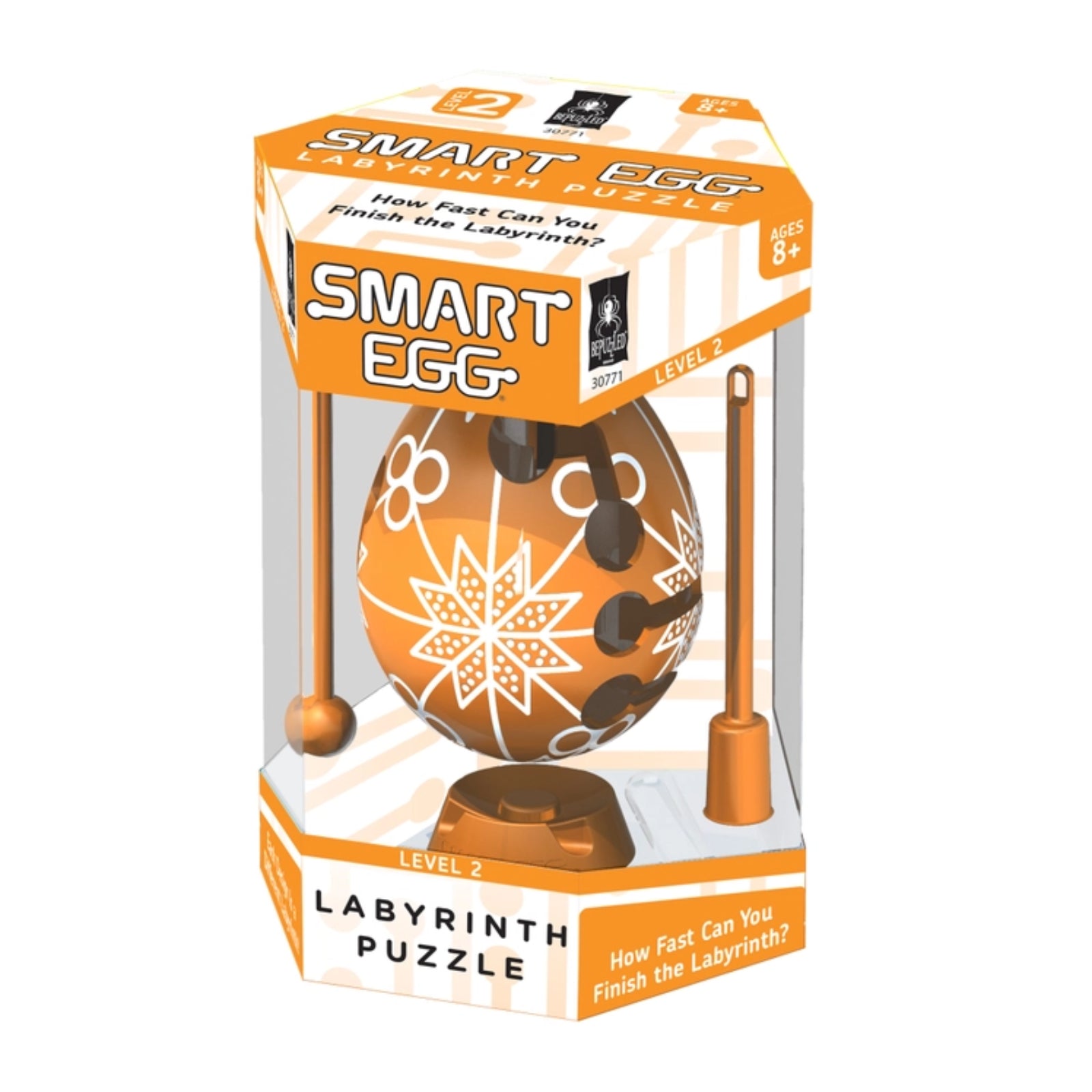 Smart Egg Labyrinth - Easter Orange - Bepuzzled