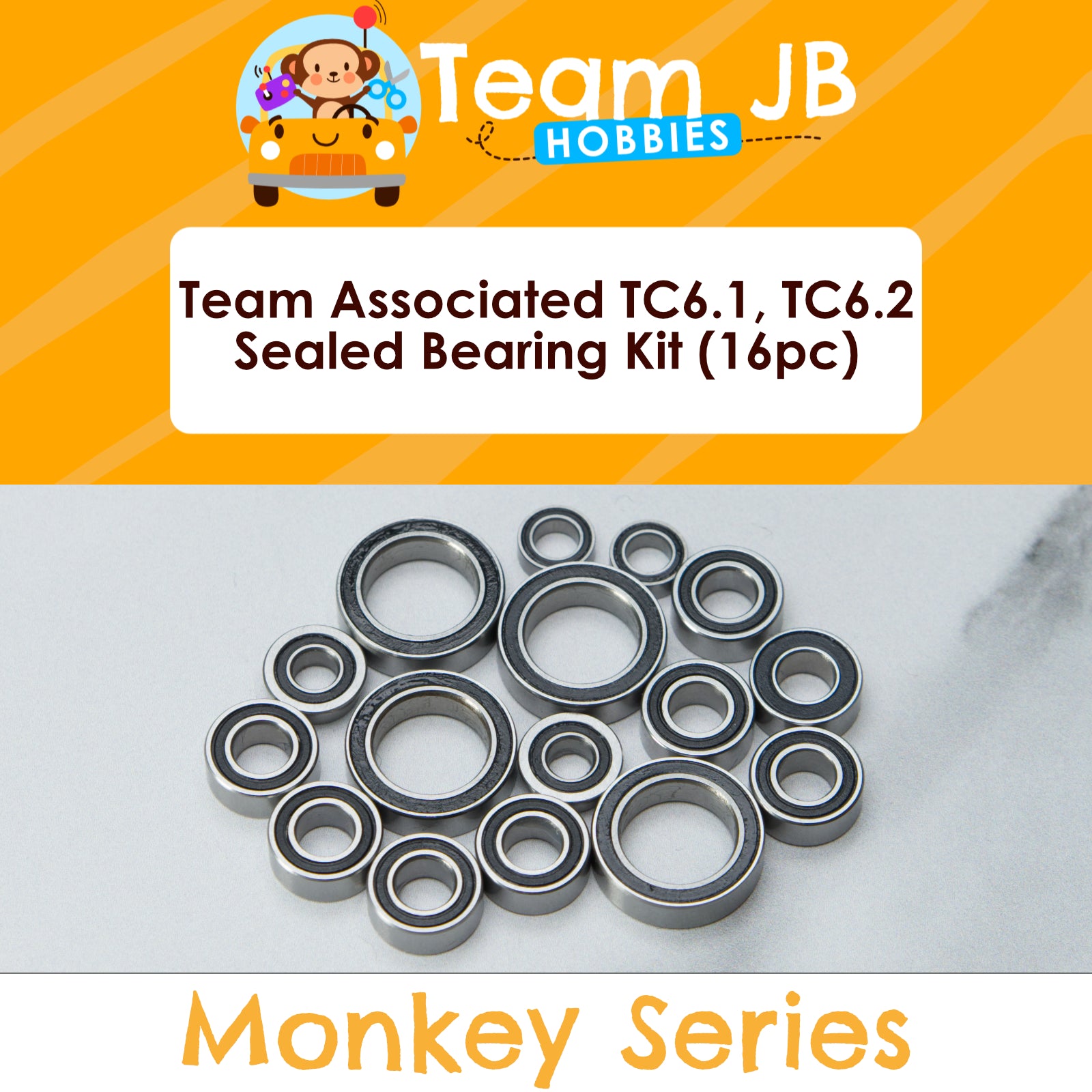 Team Associated TC6.1, TC6.2 - Sealed Bearing Kit