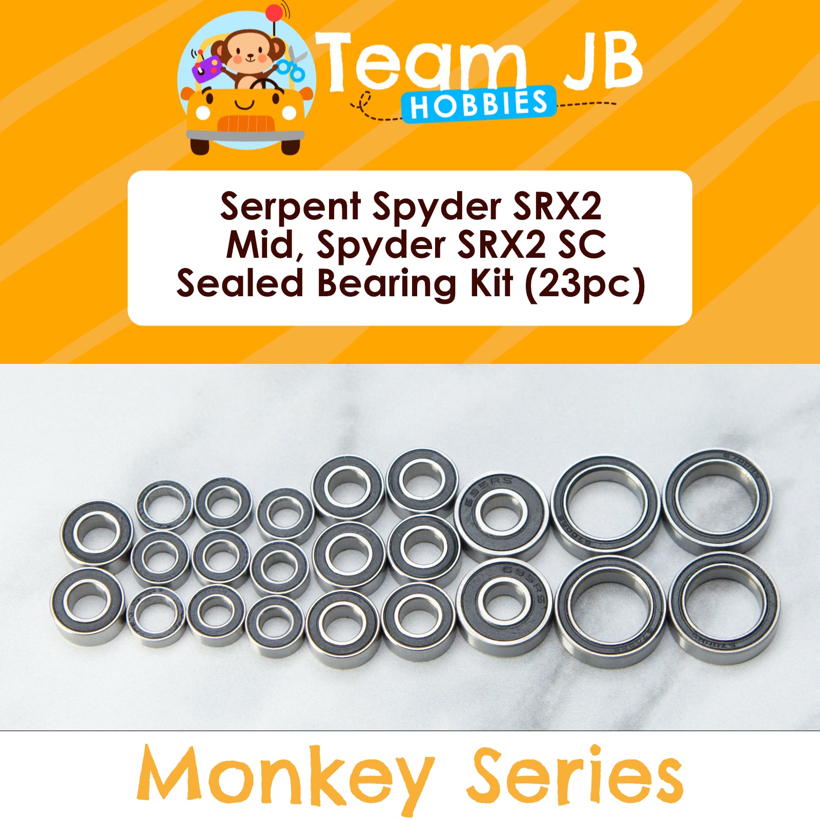 Serpent Spyder SRX2 Mid, Spyder SRX2 SC - Sealed Bearing Kit