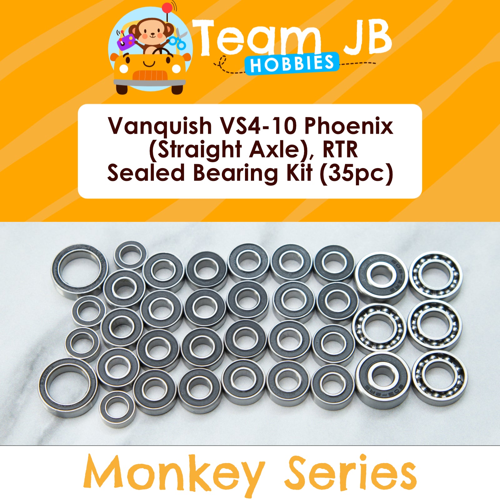 Vanquish VS4-10 Phoenix (Straight Axle), VS4-10 Phoenix RTR - Sealed Bearing Kit