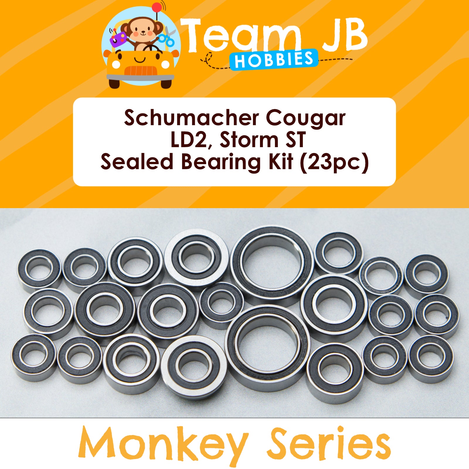 Schumacher Cougar LD2, Cougar LD2 Stock Spec, Storm ST - Sealed Bearing Kit