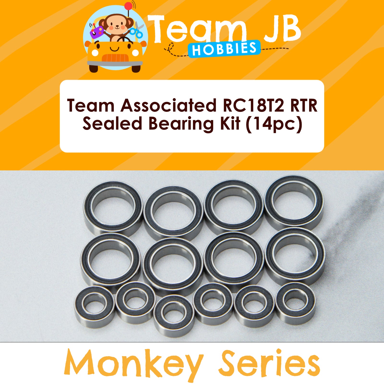 Team Associated RC18T2 RTR - Sealed Bearing Kit