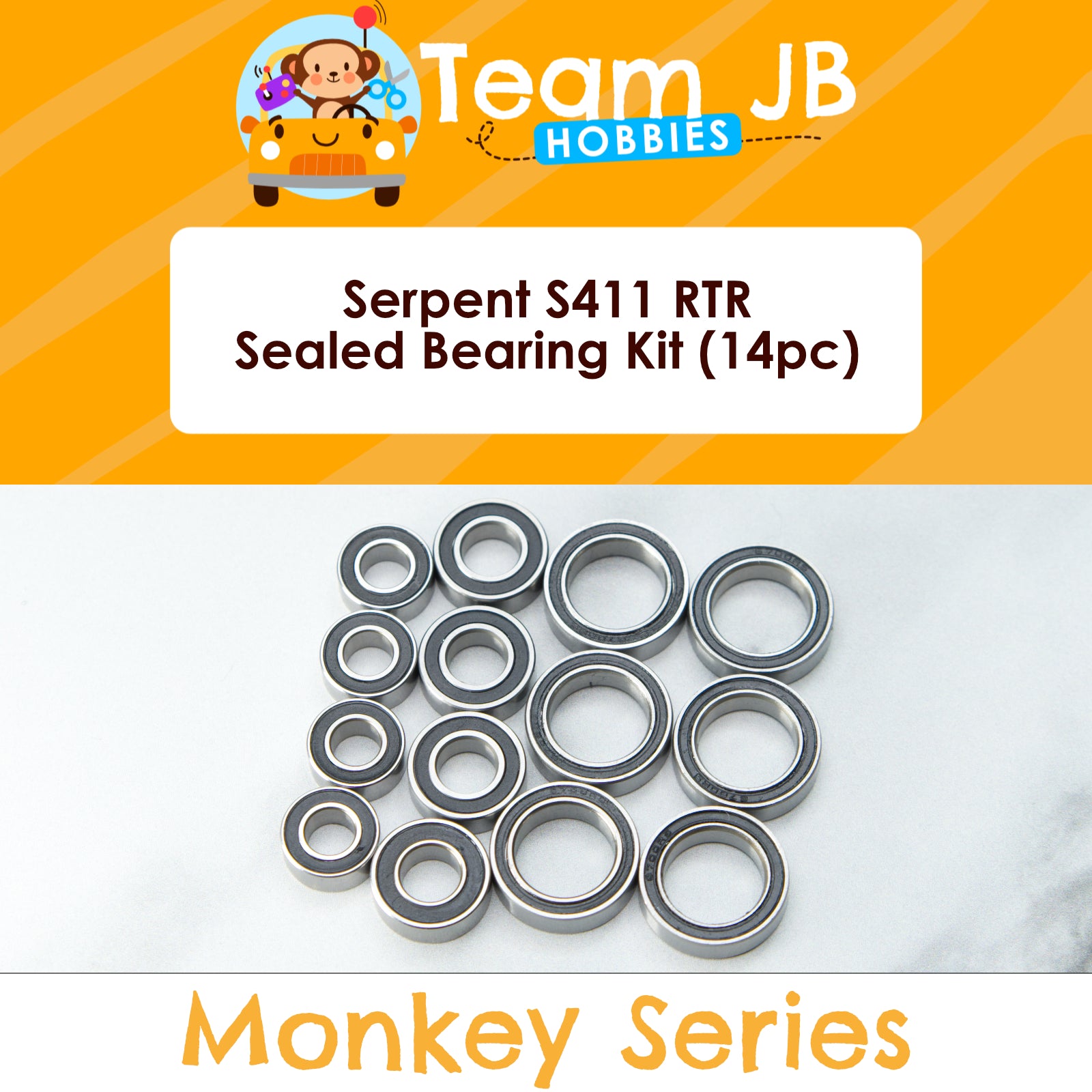 Serpent S411 RTR - Sealed Bearing Kit