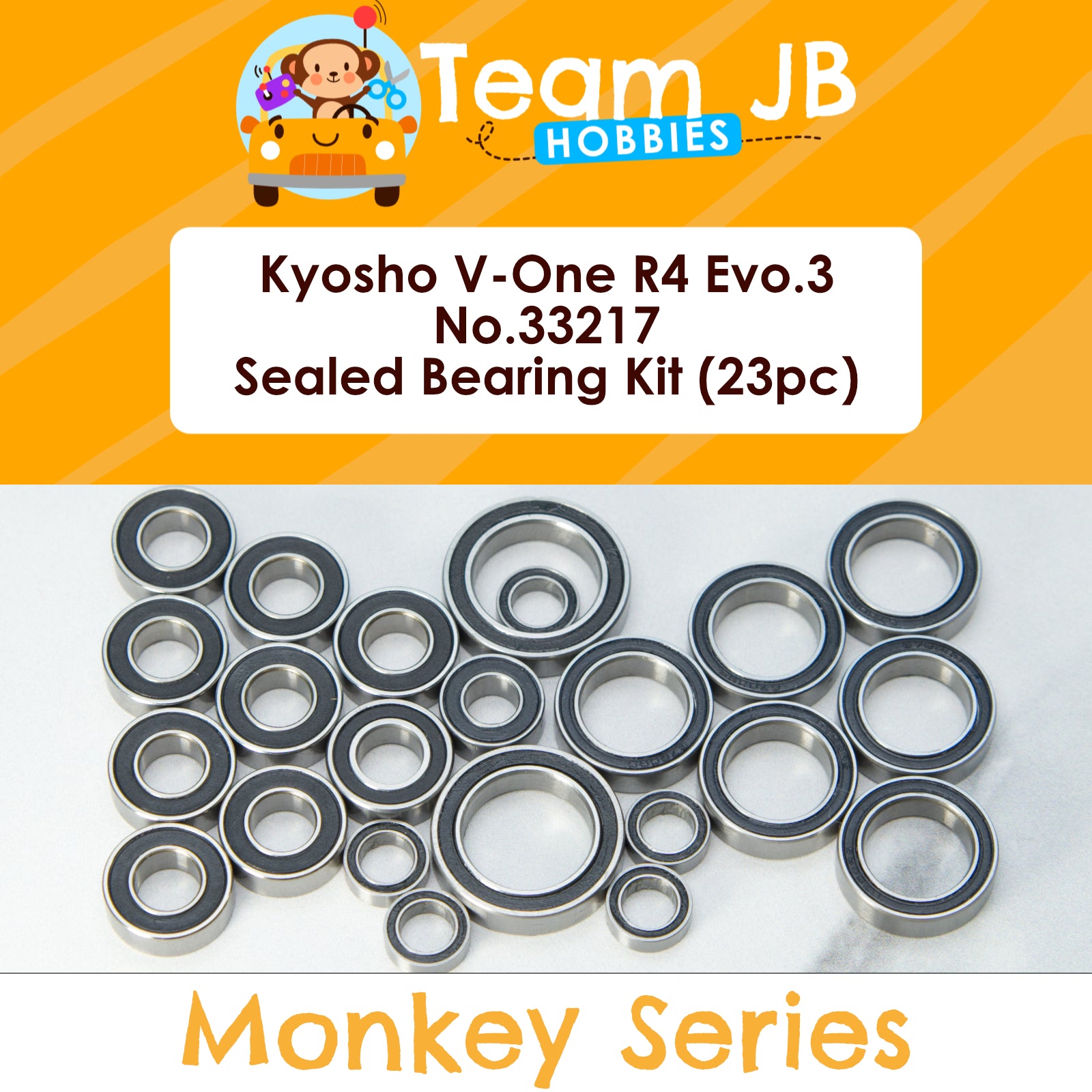 Kyosho V-One R4 Evo.3 No.33217 - Sealed Bearing Kit