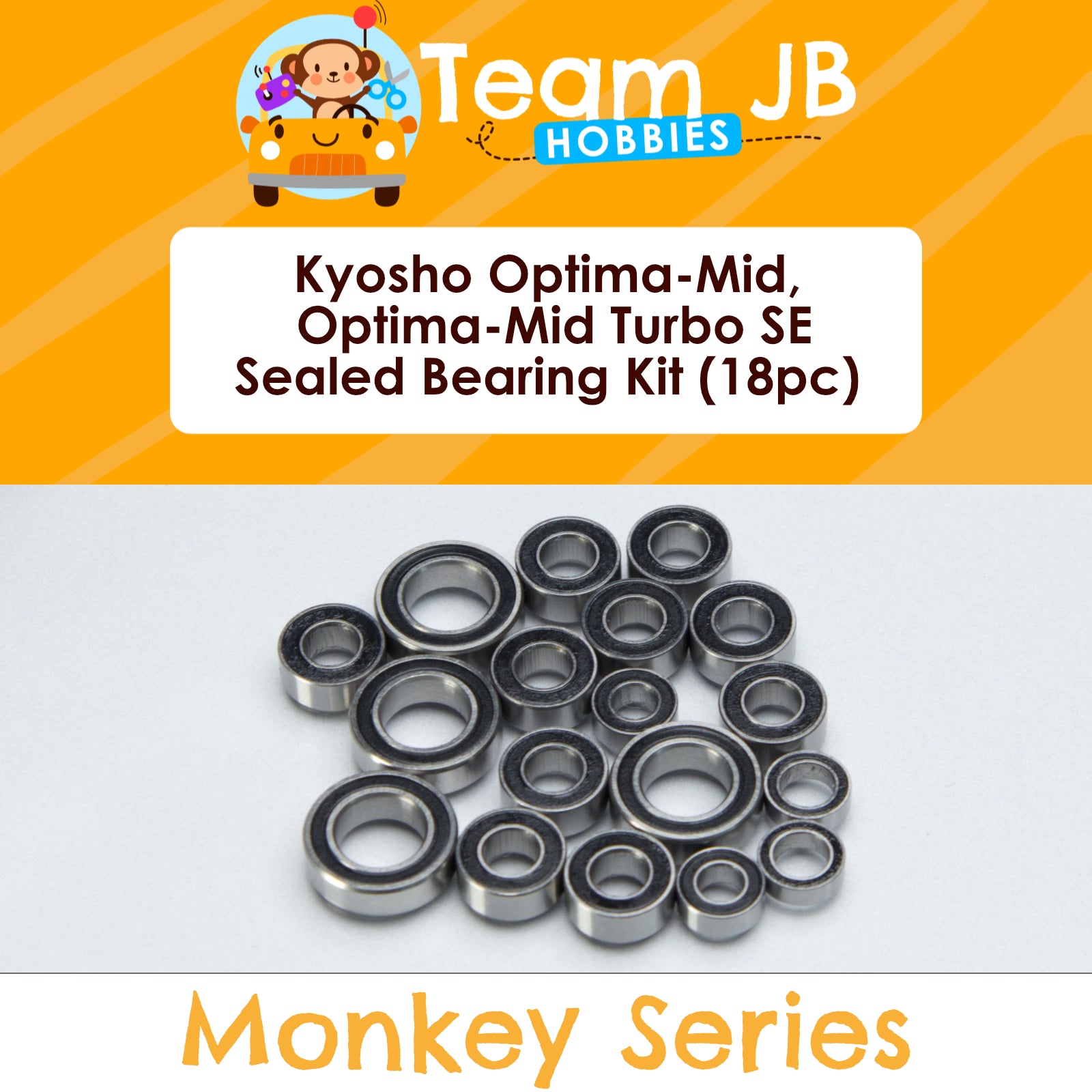 Kyosho Optima-Mid, Optima-Mid Turbo SE - Sealed Bearing Kit