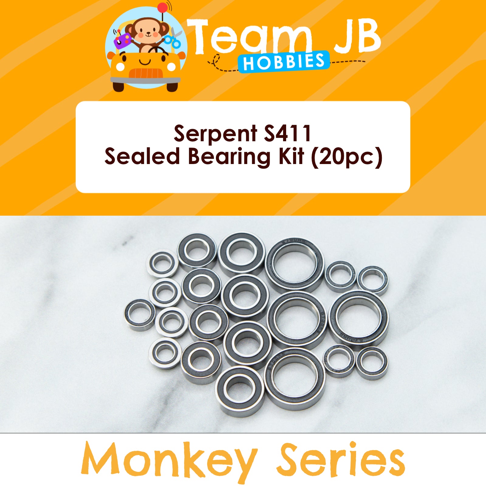 Serpent S411 - Sealed Bearing Kit