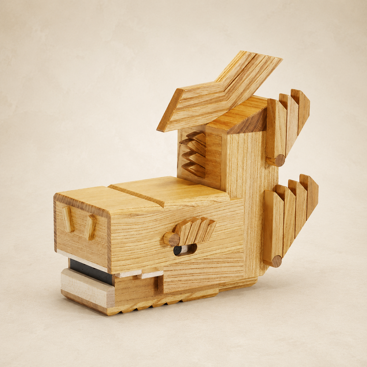 Shachihoko – Intermediate Puzzle Box by Karakuri Creation Group