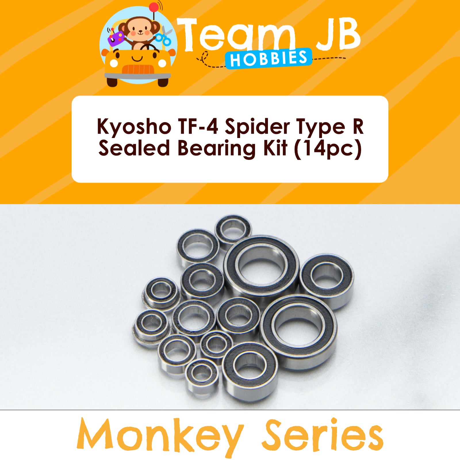 Kyosho TF-4 Spider Type R - Sealed Bearing Kit