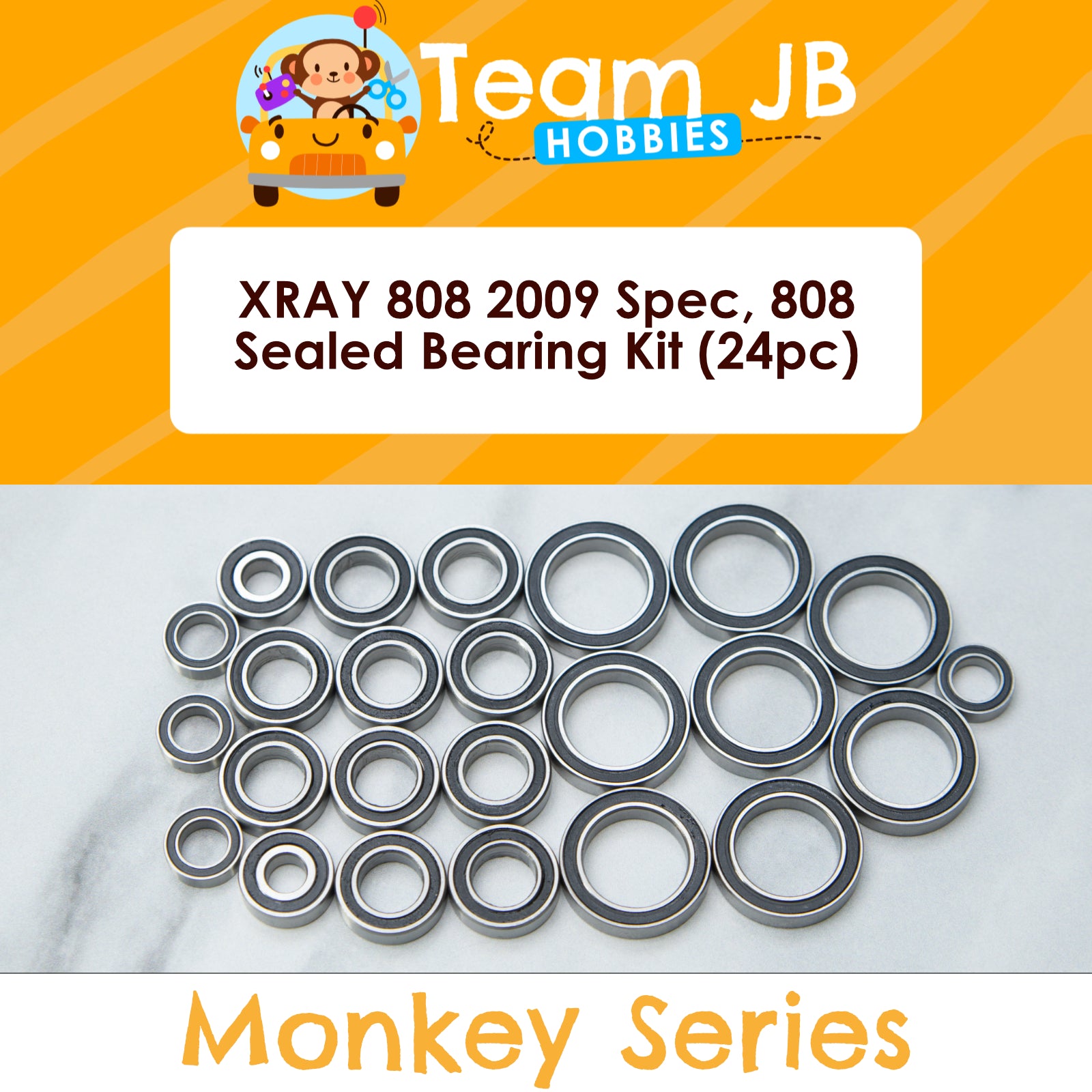 XRAY 808 2009 Spec, 808 - Sealed Bearing Kit