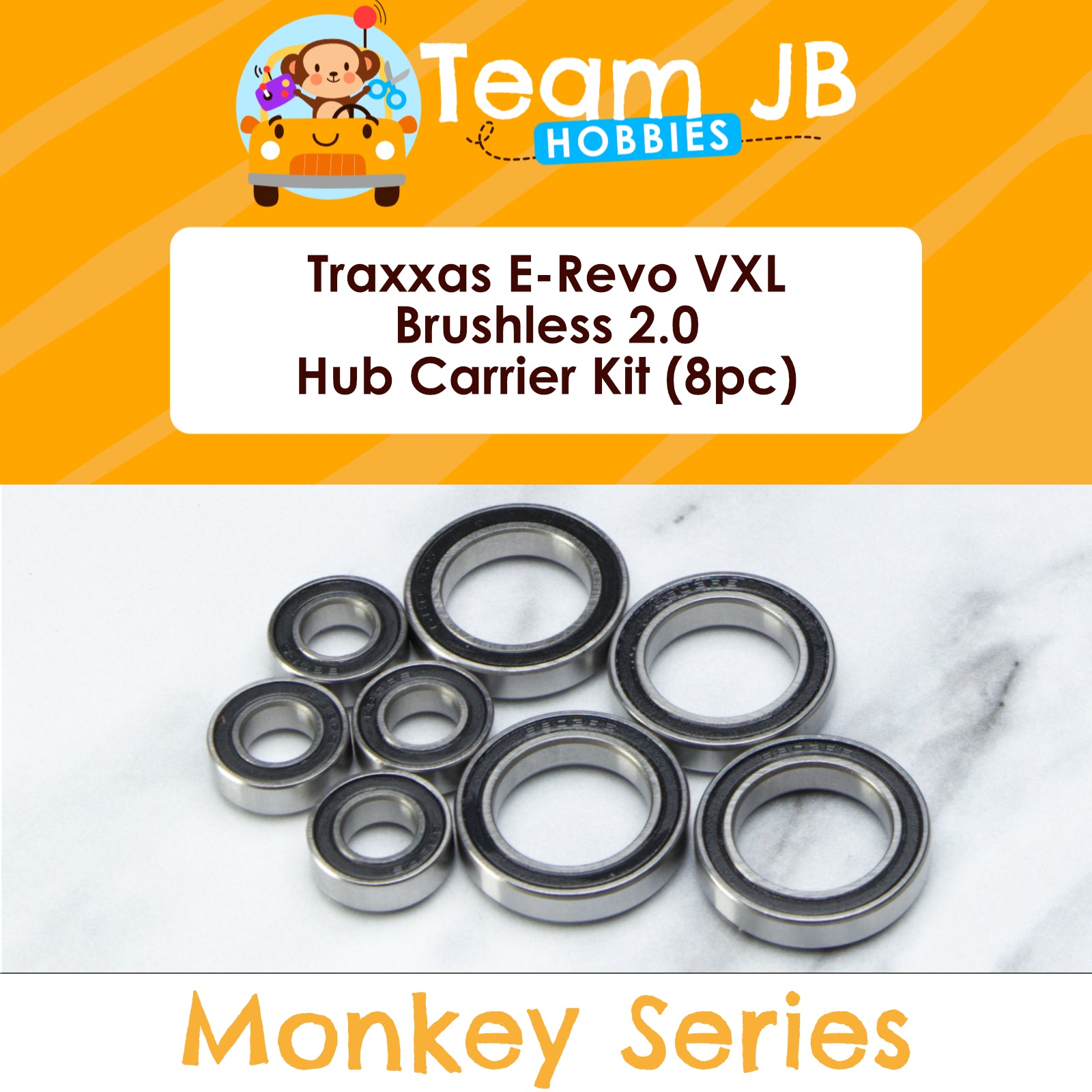 Traxxas E-Revo VXL Brushless 2.0 - Sealed Hub Carrier Bearing Kit