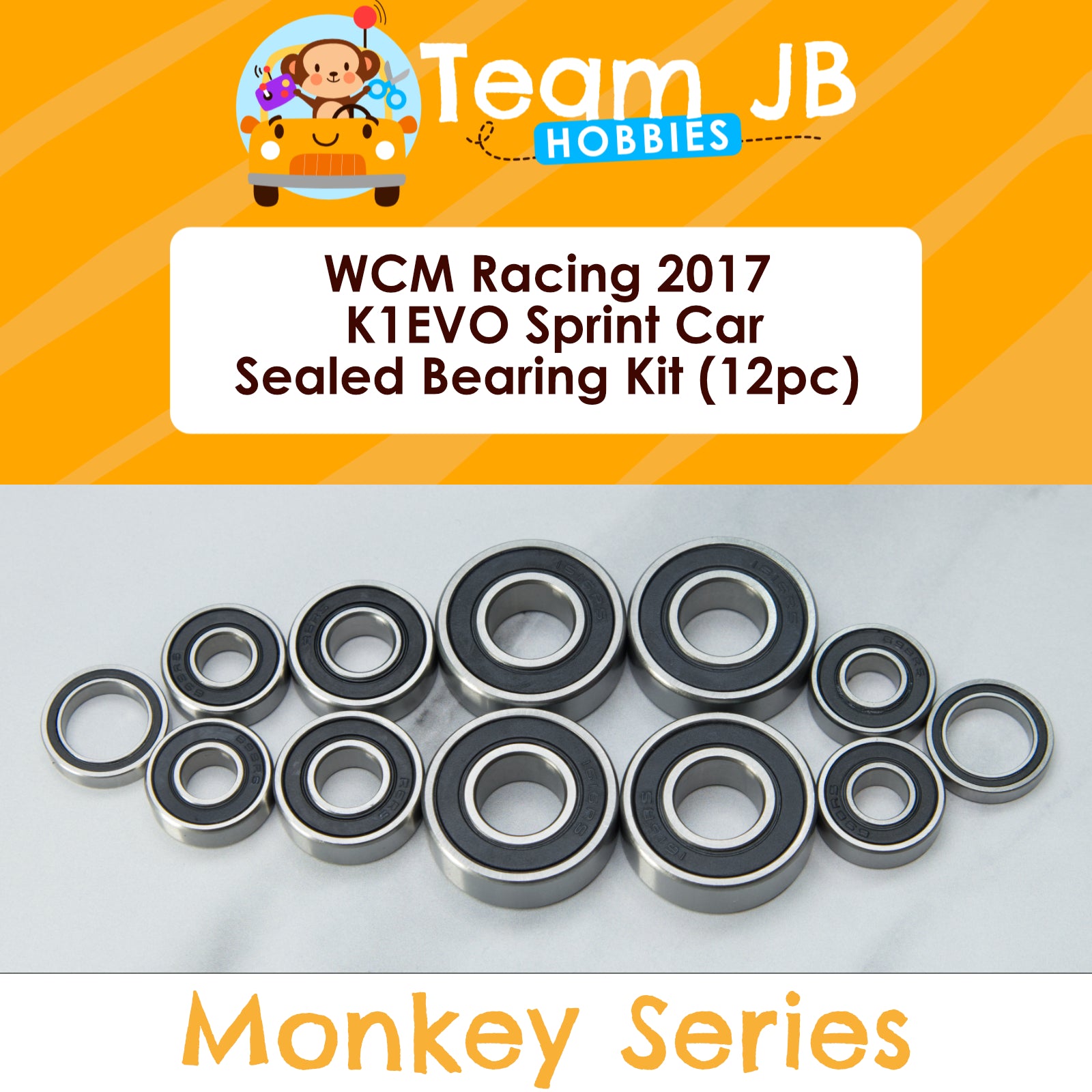 WCM Racing 2017 K1EVO Sprint Car - Sealed Bearing Kit