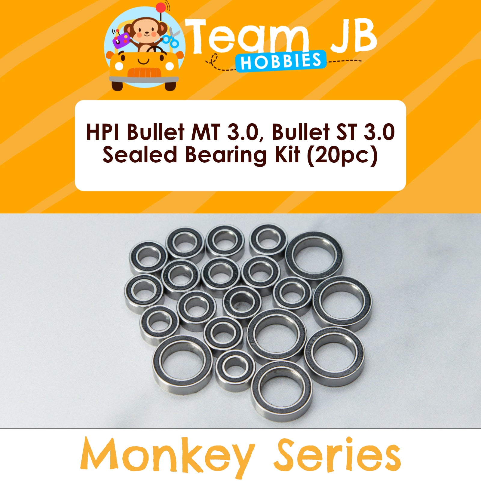 HPI Bullet MT 3.0, Bullet ST 3.0 - Sealed Bearing Kit